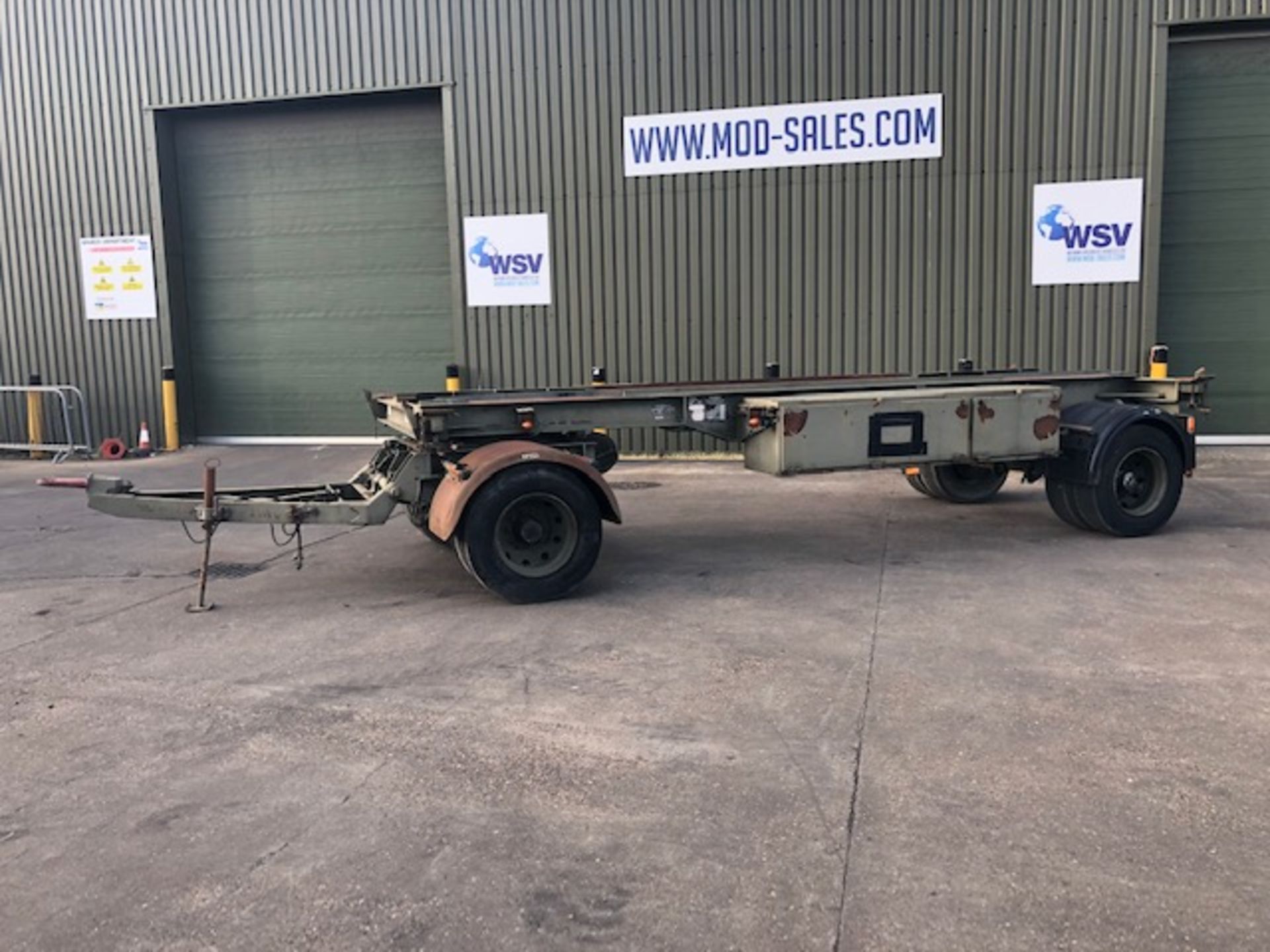 King DB20 2 axle drawbar skeletal trailer - Image 3 of 32