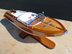 Aquarama Riva Runabout Highly Detailed Scale Model