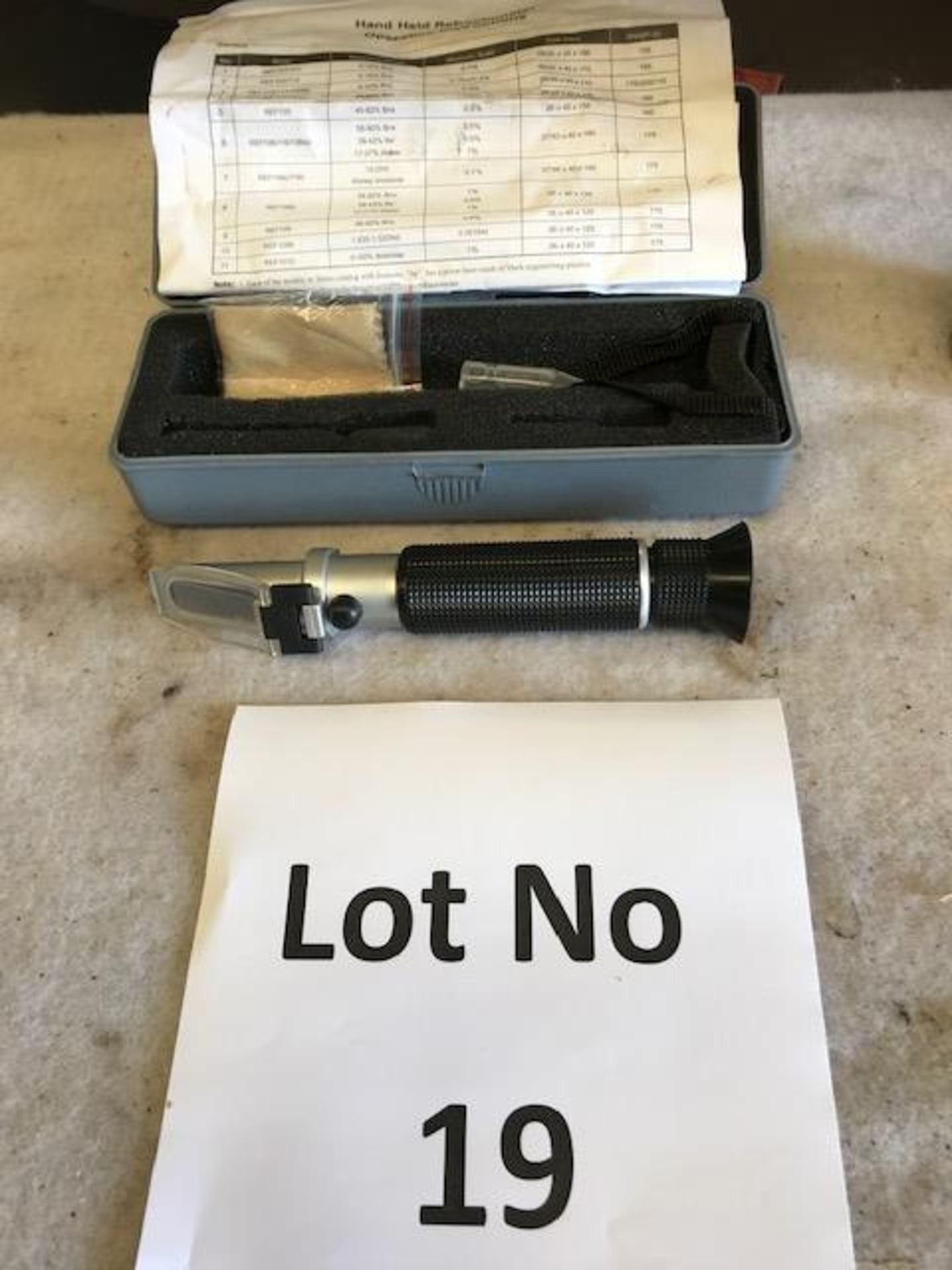 Portable Hand Held Refractometer Model Digit -010 ATC New and Unissued