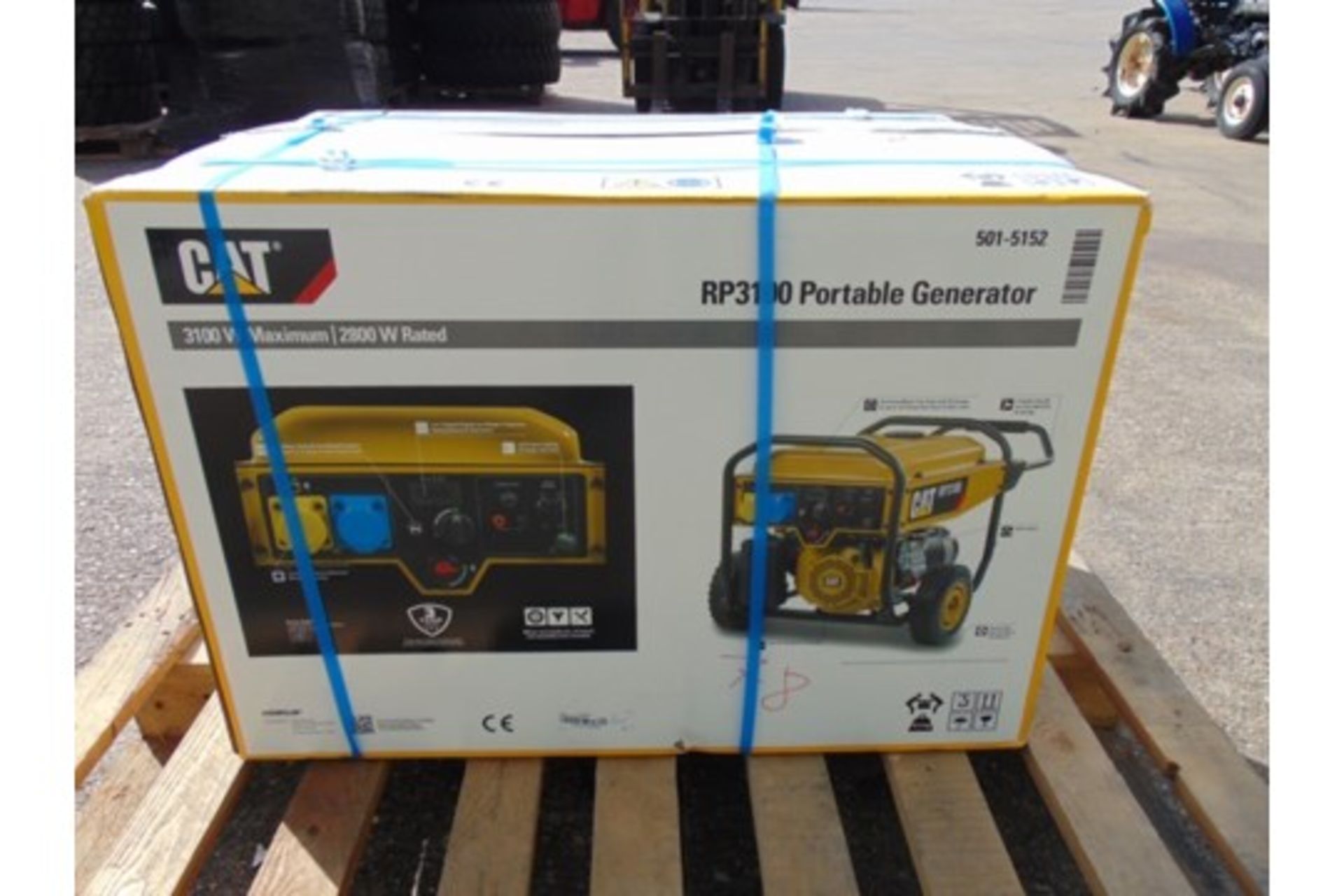 UNISSUED Caterpillar RP3100 industrial Petrol Generator Set - Image 9 of 10