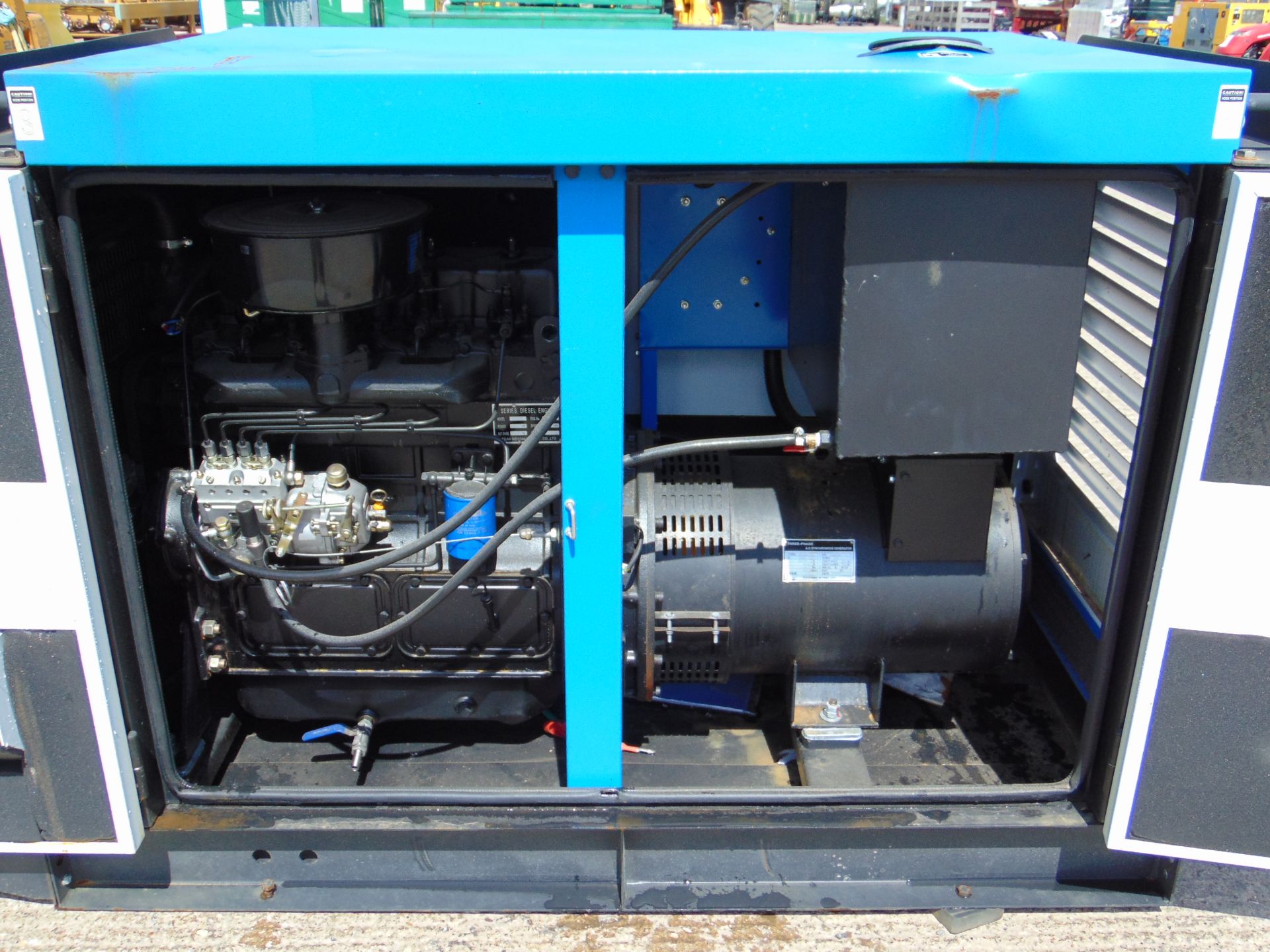 UNISSUED 60 KVA 3 Phase Silent Diesel Generator Set - Image 6 of 17