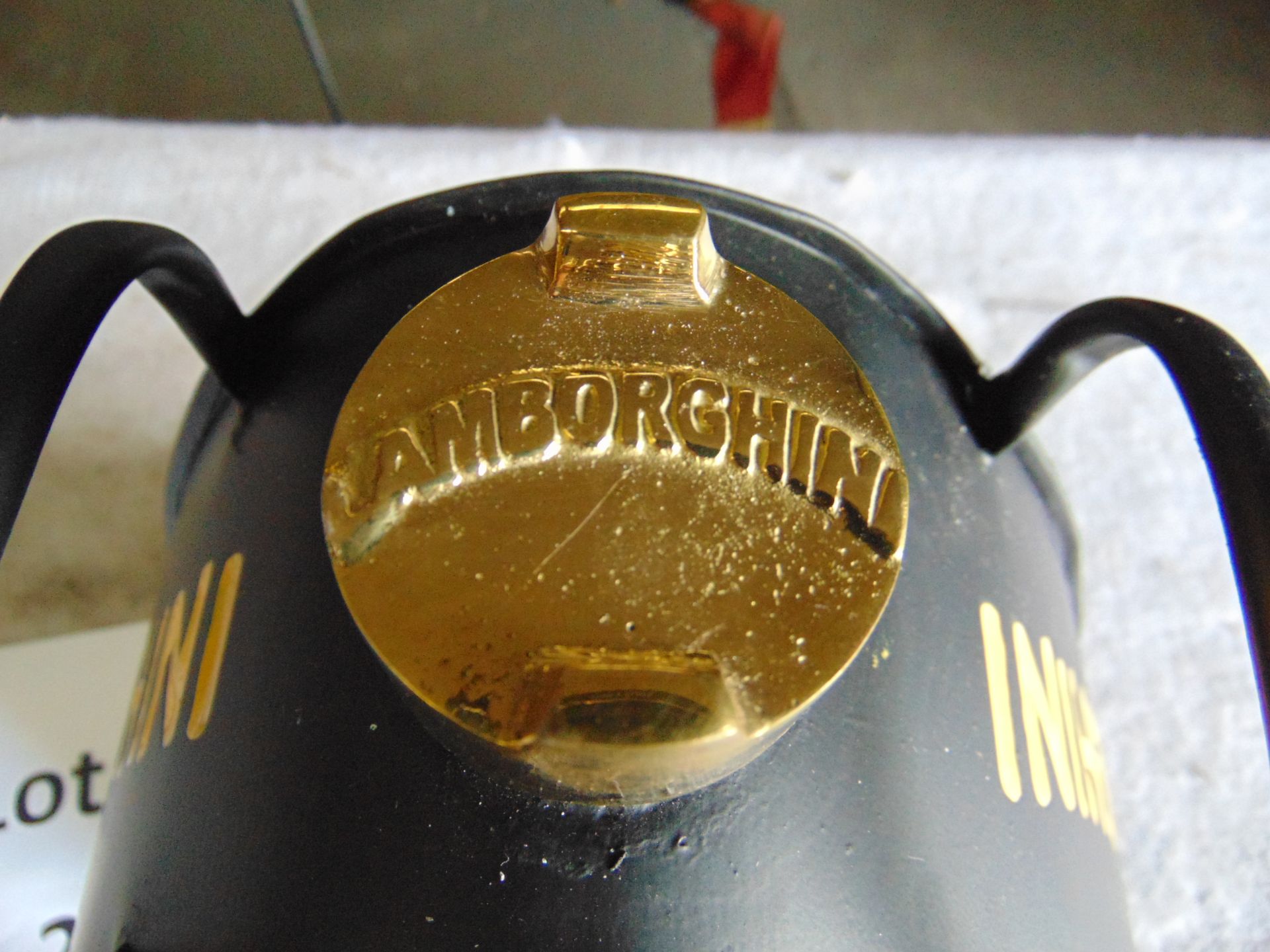 Unused Lamborghini Fuel/Oil Can with brass screw capni - Image 4 of 4