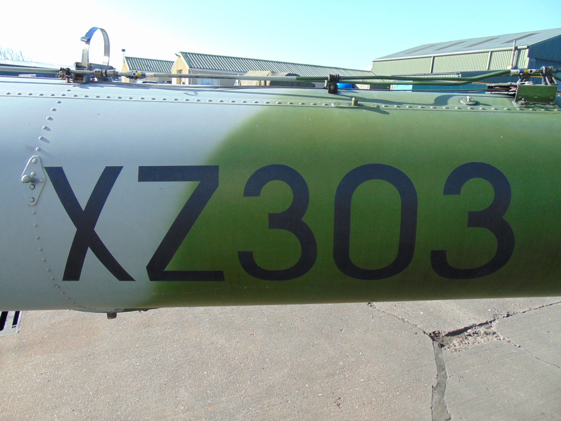 Gazelle AH 1 Turbine Helicopter Airframe (TAIL NUMBER XZ303) - Image 7 of 24