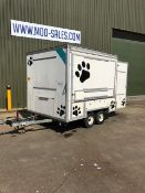 2 Axle Mobile Exhibition Unit with fold out sides