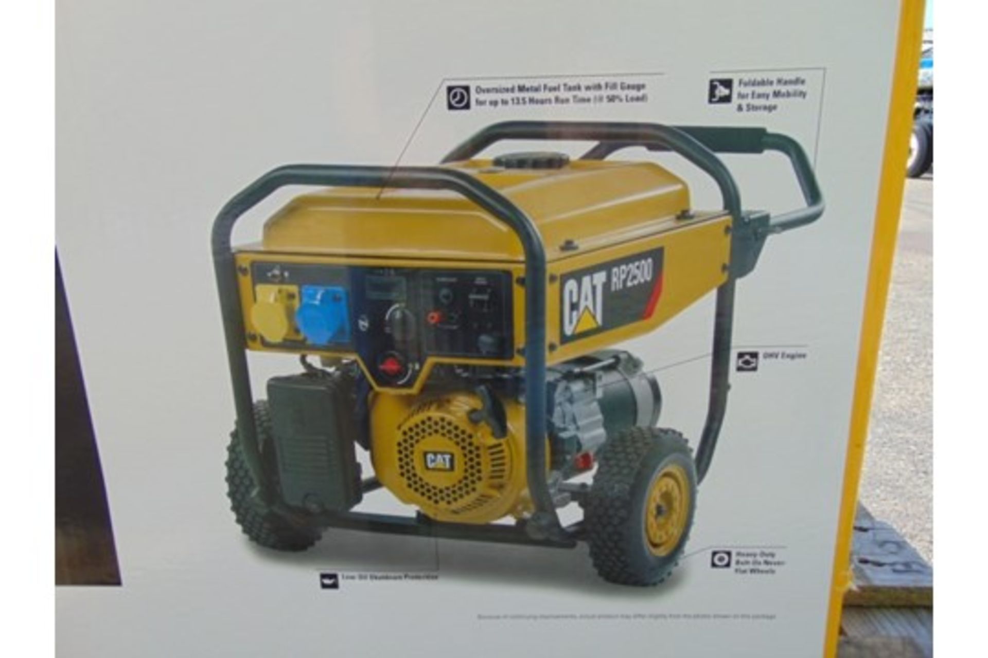UNISSUED Caterpillar RP2500 Industrial Petrol Generator Set. - Bild 6 aus 8