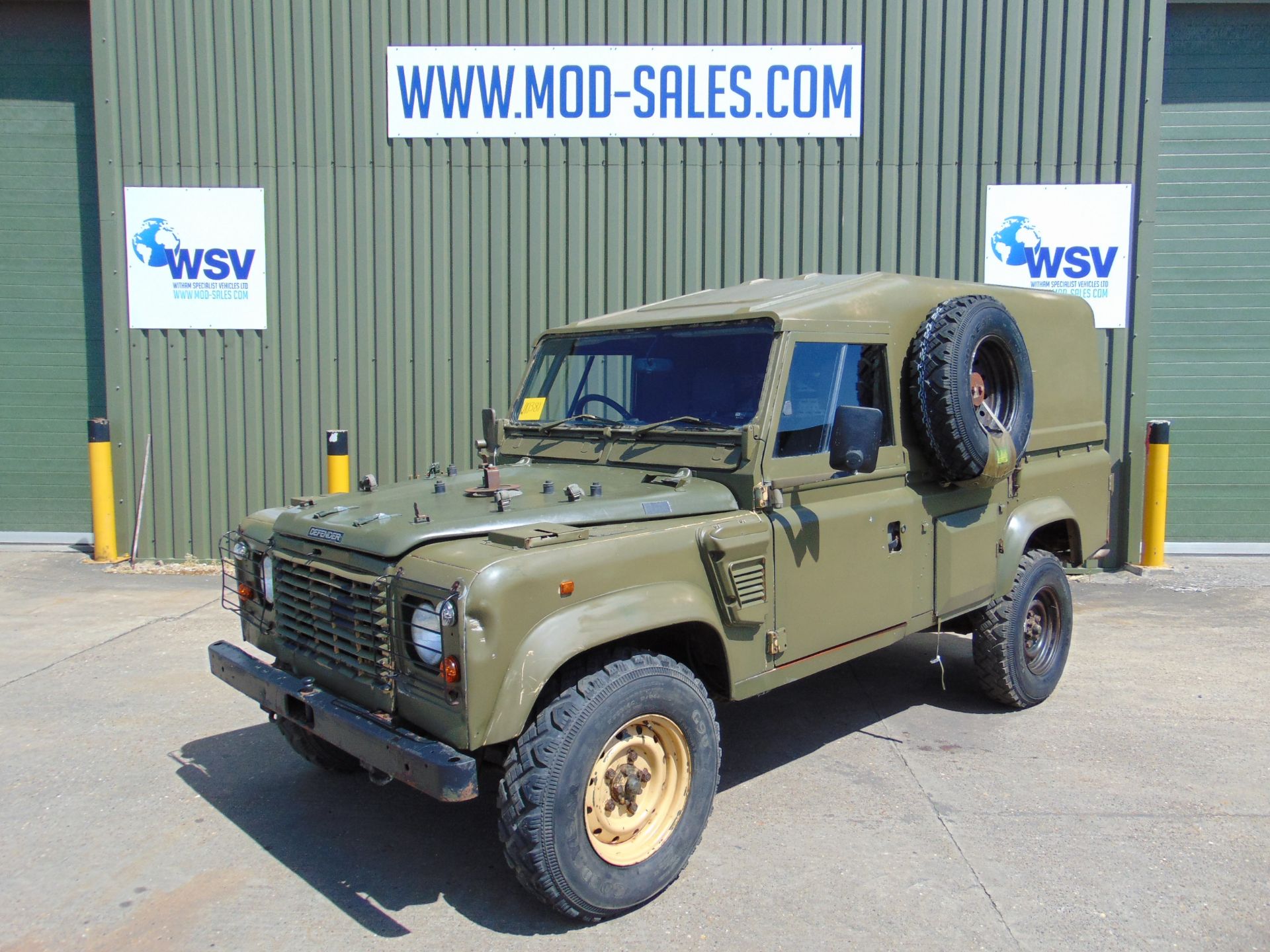 Military Specification Land Rover Wolf 110 Hard Top