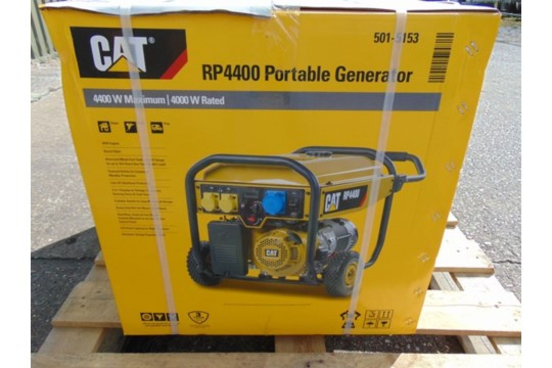 UNISSUED Caterpillar RP4400 Industrial Petrol Generator Set - Image 5 of 11