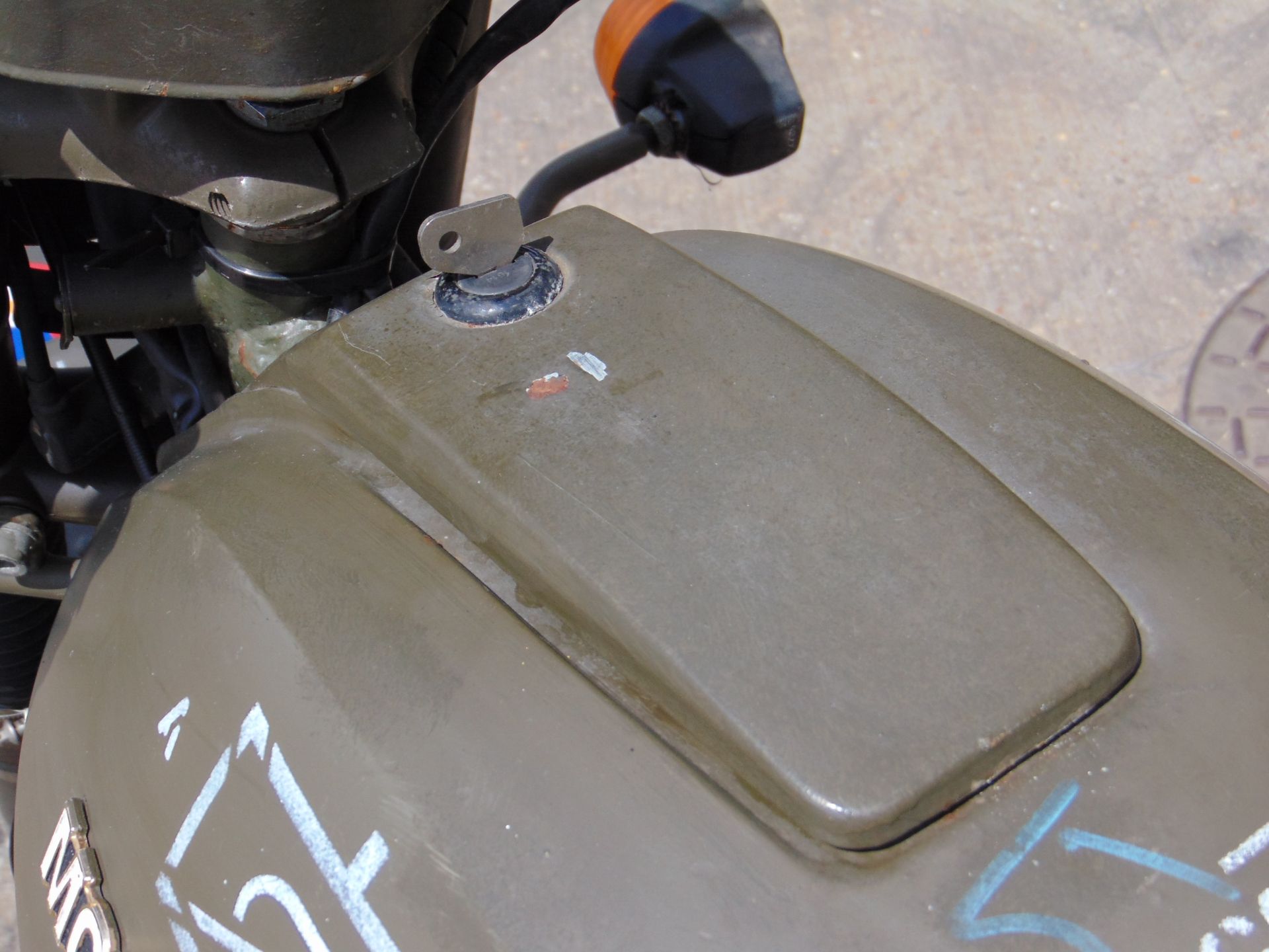 Moto Guzzi V50 V Twin NATO Dispatch Motorbike direct from Nato Storage. - Image 22 of 22