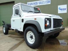 New Unused Export Specification Land Rover Defender Armoured 130 Chassis Cab