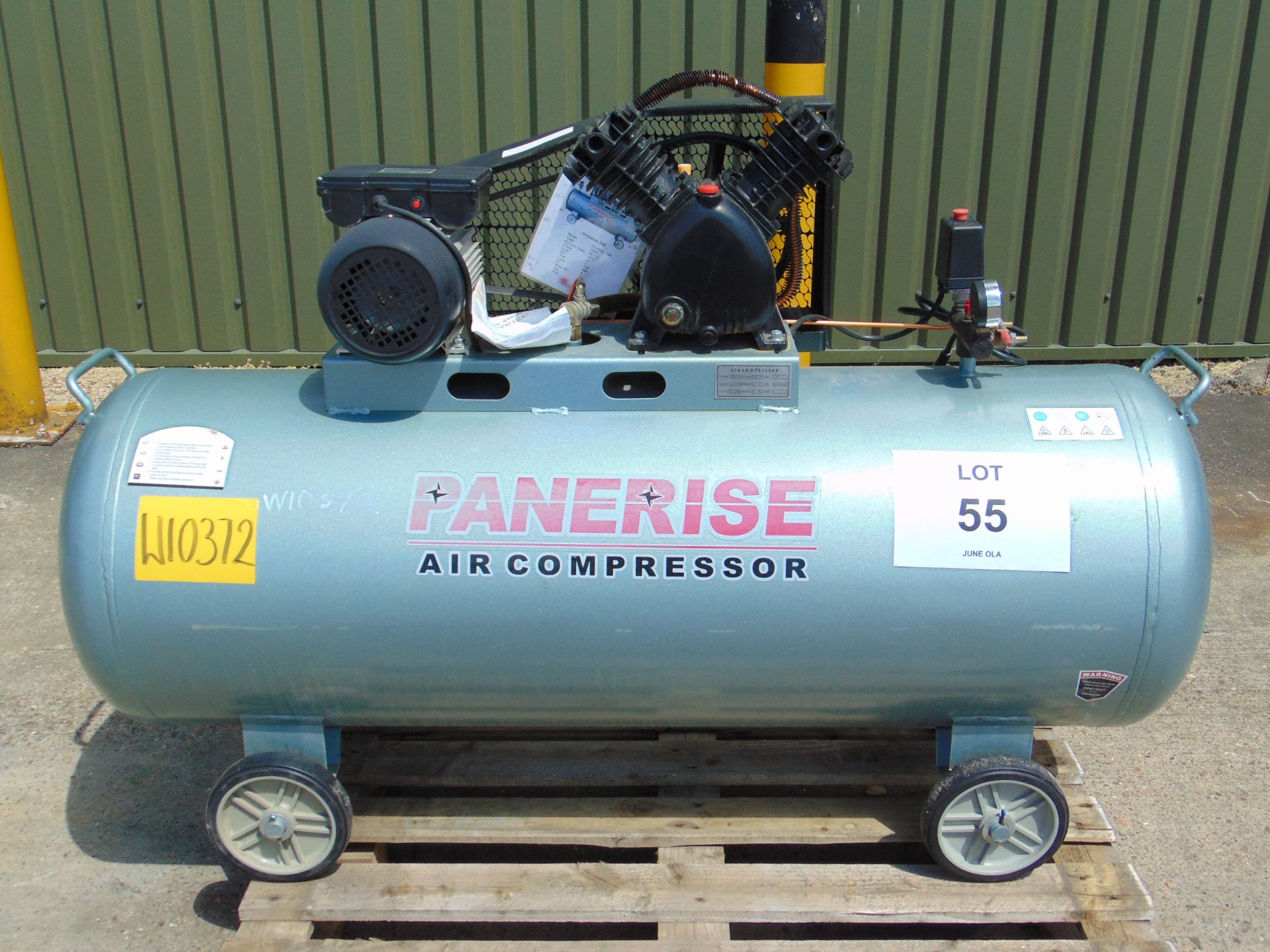 Unissued Panerise 300L workshop Air Compressor