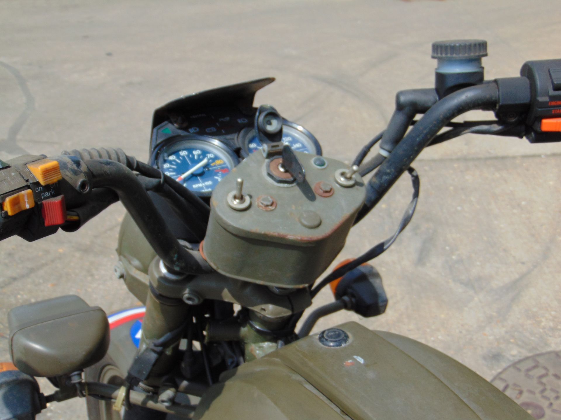 Moto Guzzi V50 V Twin NATO Dispatch Motorbike direct from Nato Storage. - Image 16 of 22