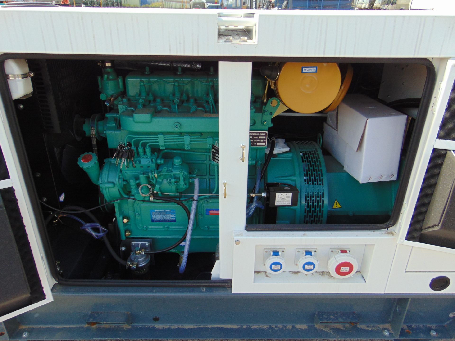 UNISSUED WITH TEST HOURS ONLY 70 KVA 3 Phase Silent Diesel Generator Set - Image 9 of 18
