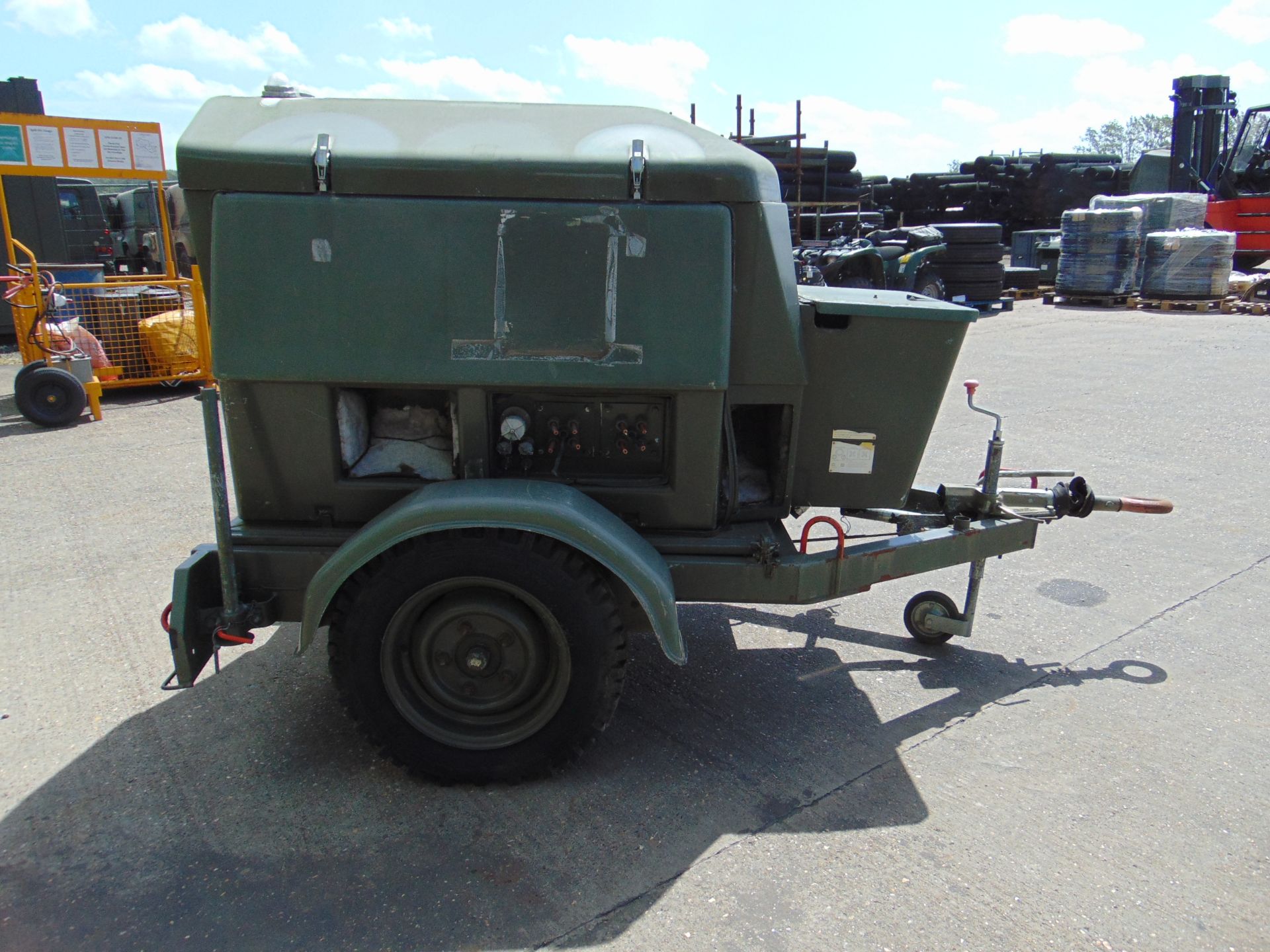 Ex UK Royal Air Force Trailer Mounted 25 KVA Generator - Image 3 of 12