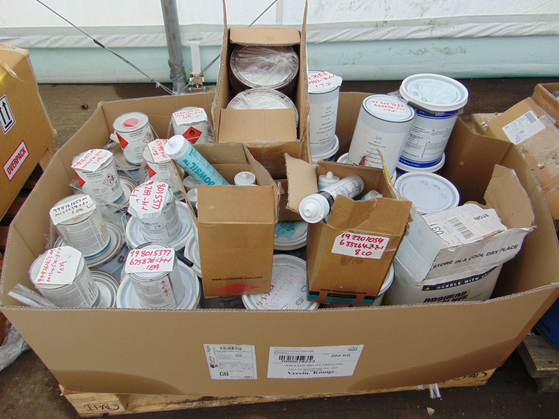 Approx 80 x Tubs of Various Paints, Sealants etc