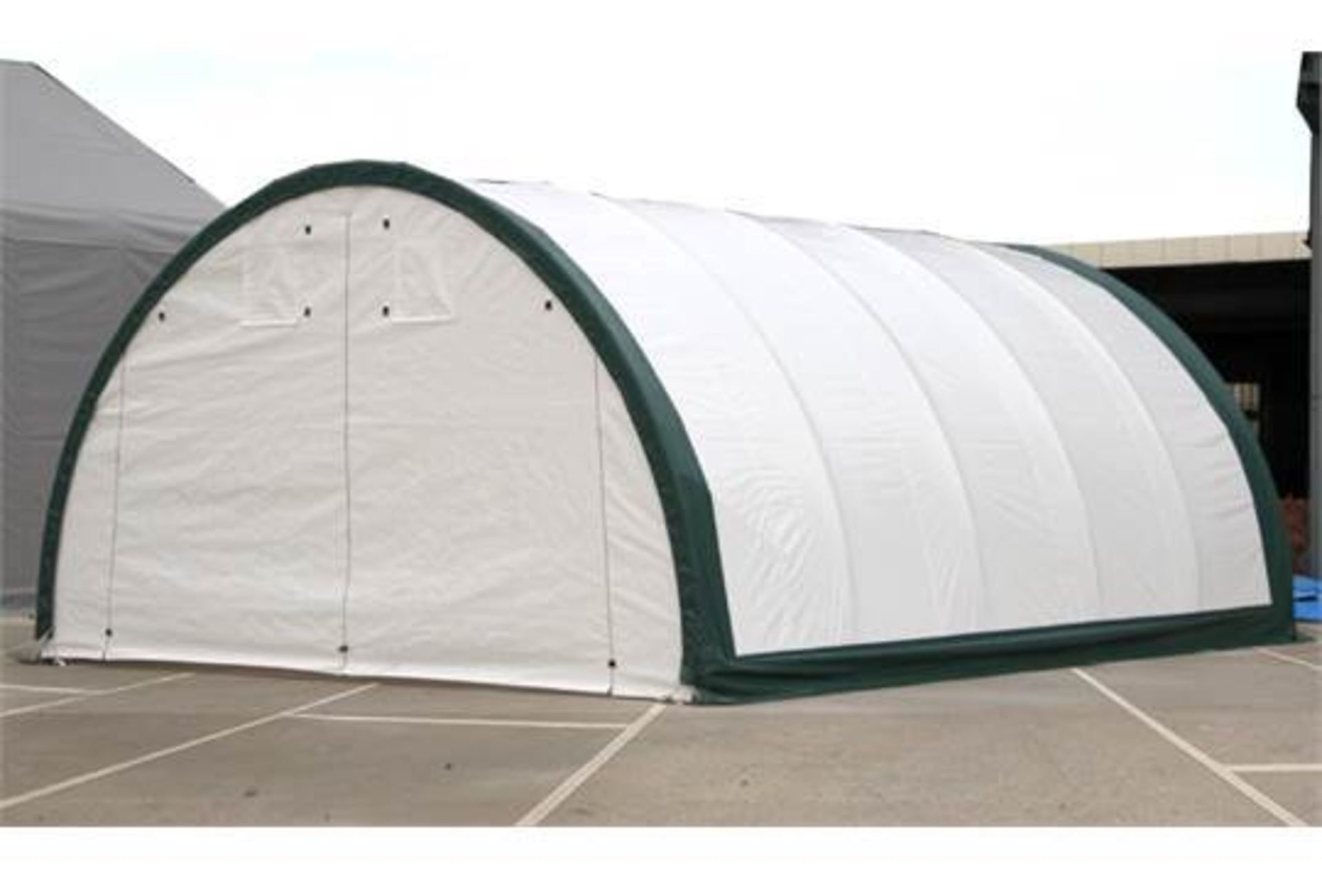 Heavy Duty Storage Shelter 20'W x 30'L x 12' H P/No 203012R - Image 2 of 3