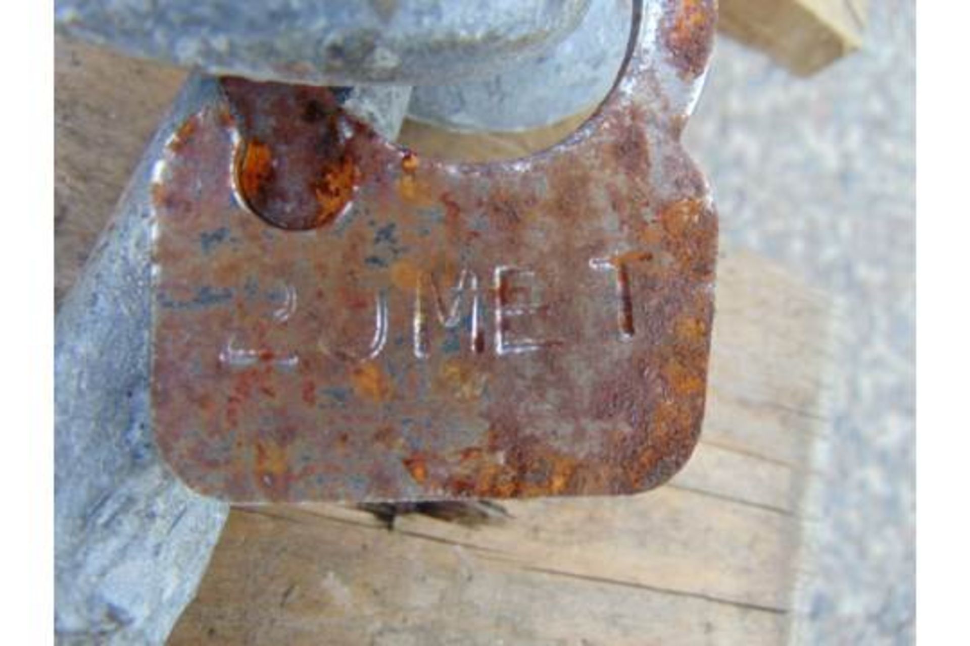 20m Galvanised Mooring Chain Assy. This would be ideal for light ships etc - Image 6 of 7
