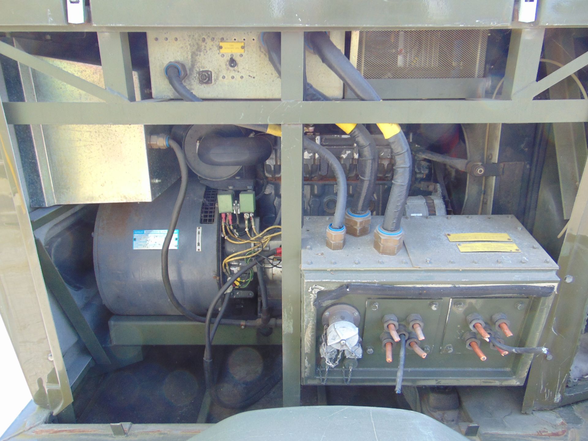 Ex UK Royal Air Force Trailer Mounted 25 KVA Generator - Image 7 of 12