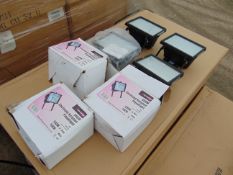 7 x UNISSUED 500W Halogen Floodlights