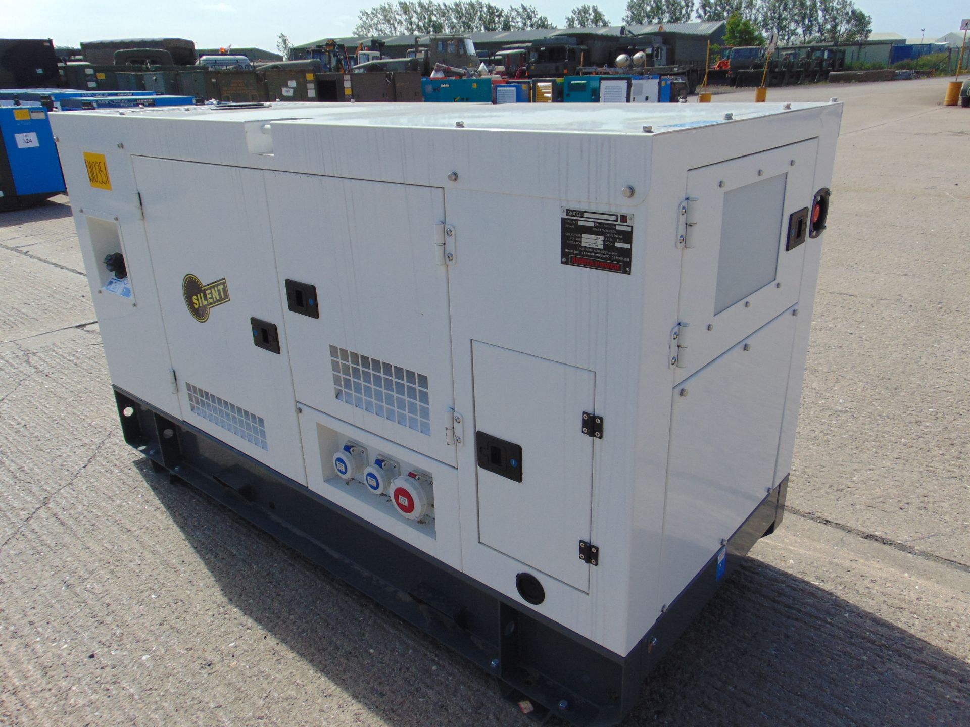 UNISSUED WITH TEST HOURS ONLY 70 KVA 3 Phase Silent Diesel Generator Set - Image 6 of 18