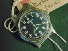 Very Rare British Army Fat Boy Precista W10 Service Watch