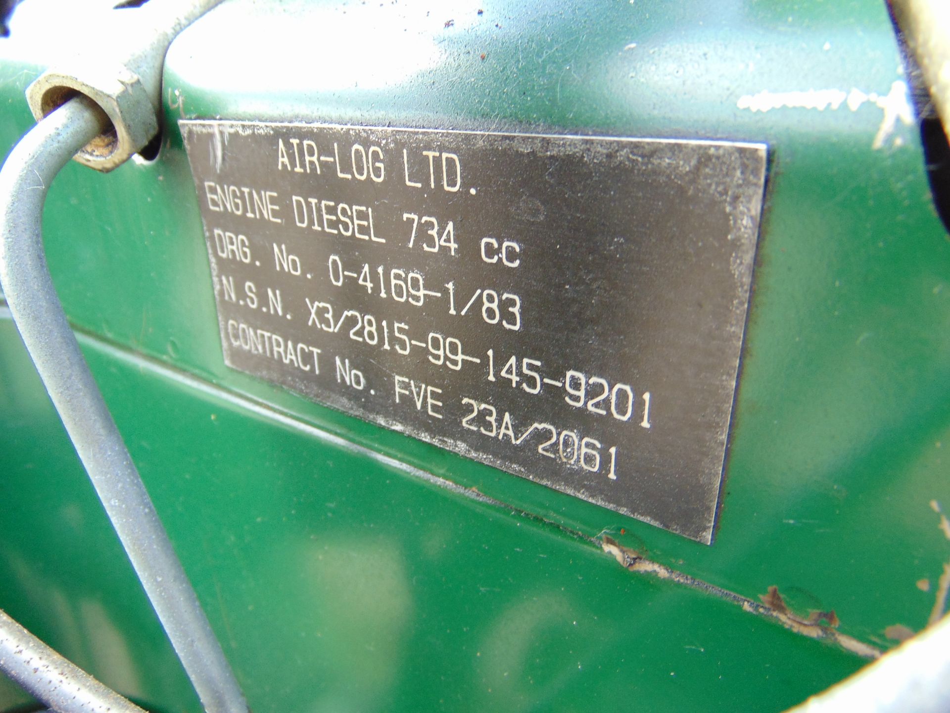 Lister Petter Air Log 4169 A 5.6 KVA Diesel Generator - Image 15 of 17