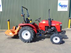 Siromer 204S 4WD Tractor c/w PTO driven Flail Mower