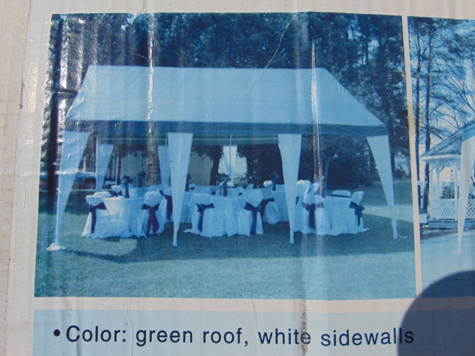 Unissued Marquee Event / Wedding Tent 20'W x 20'L 6m x 6m - Image 4 of 7
