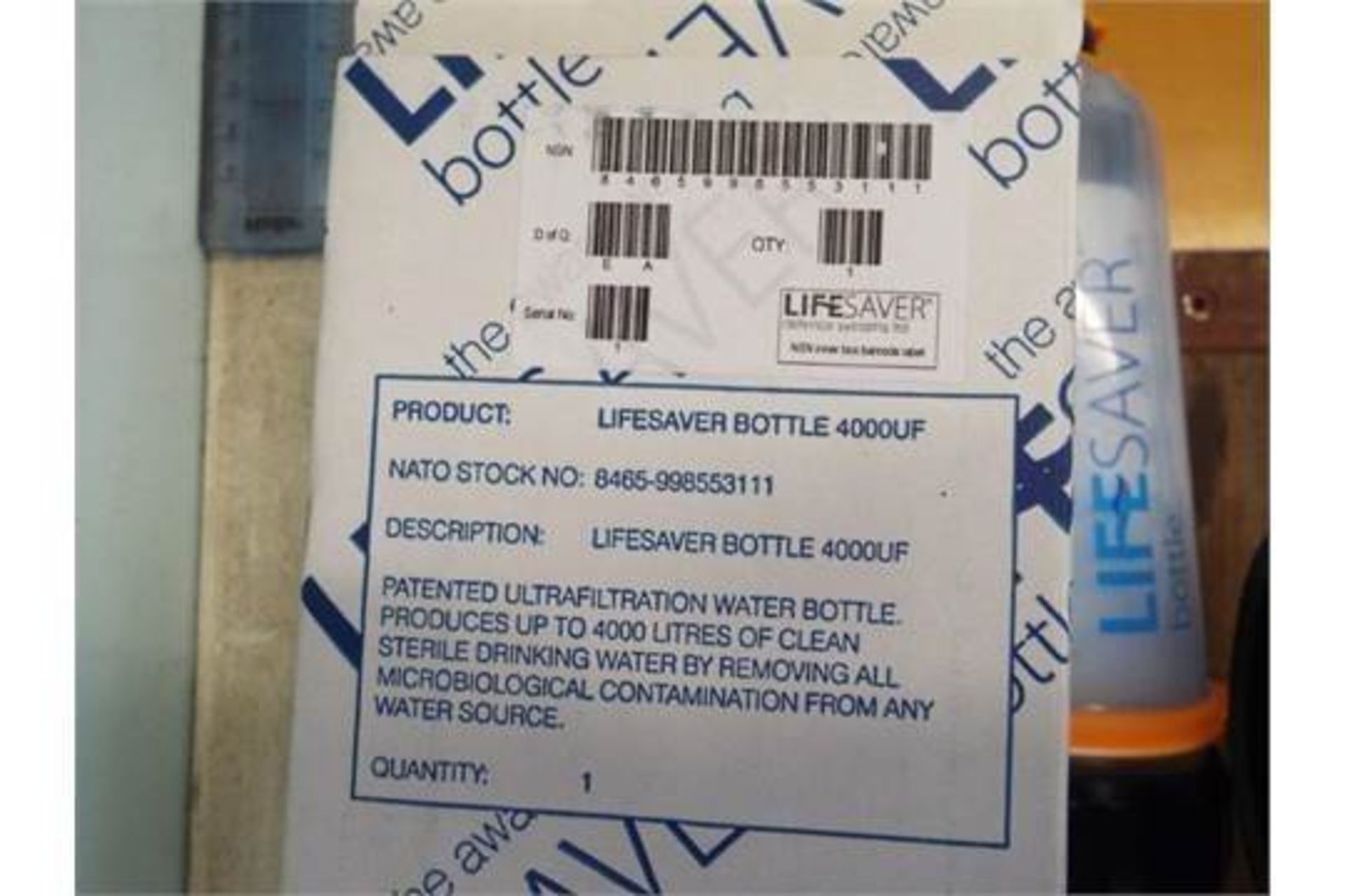 10 x Unused LifeSaver 4000UF Ultrafiltration Water Bottles - Image 6 of 7