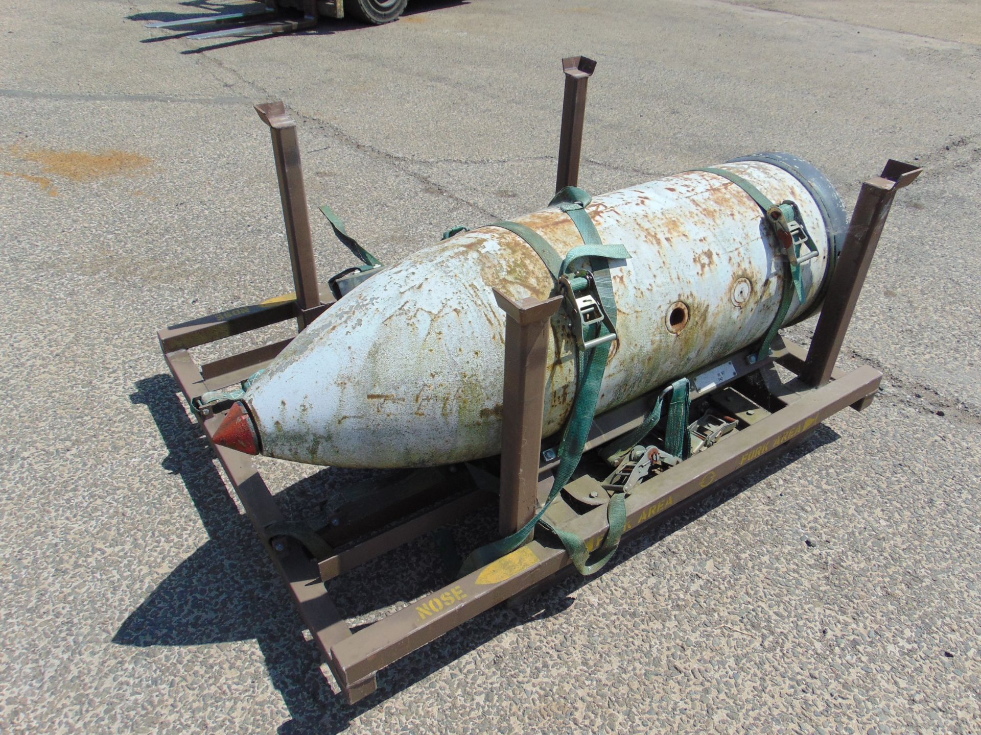 Harrier 1000lb Practice Bomb c/w Cradle - Image 2 of 4