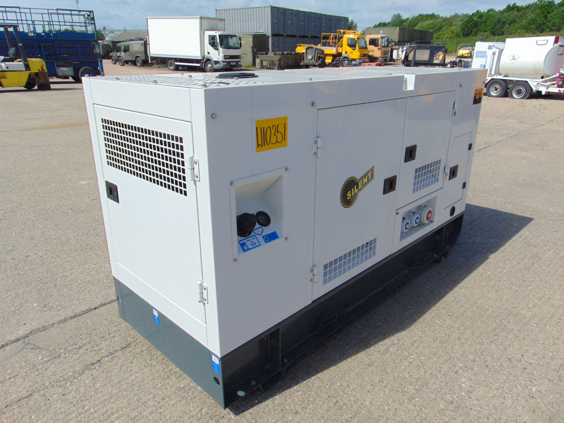 UNISSUED WITH TEST HOURS ONLY 70 KVA 3 Phase Silent Diesel Generator Set - Image 2 of 18