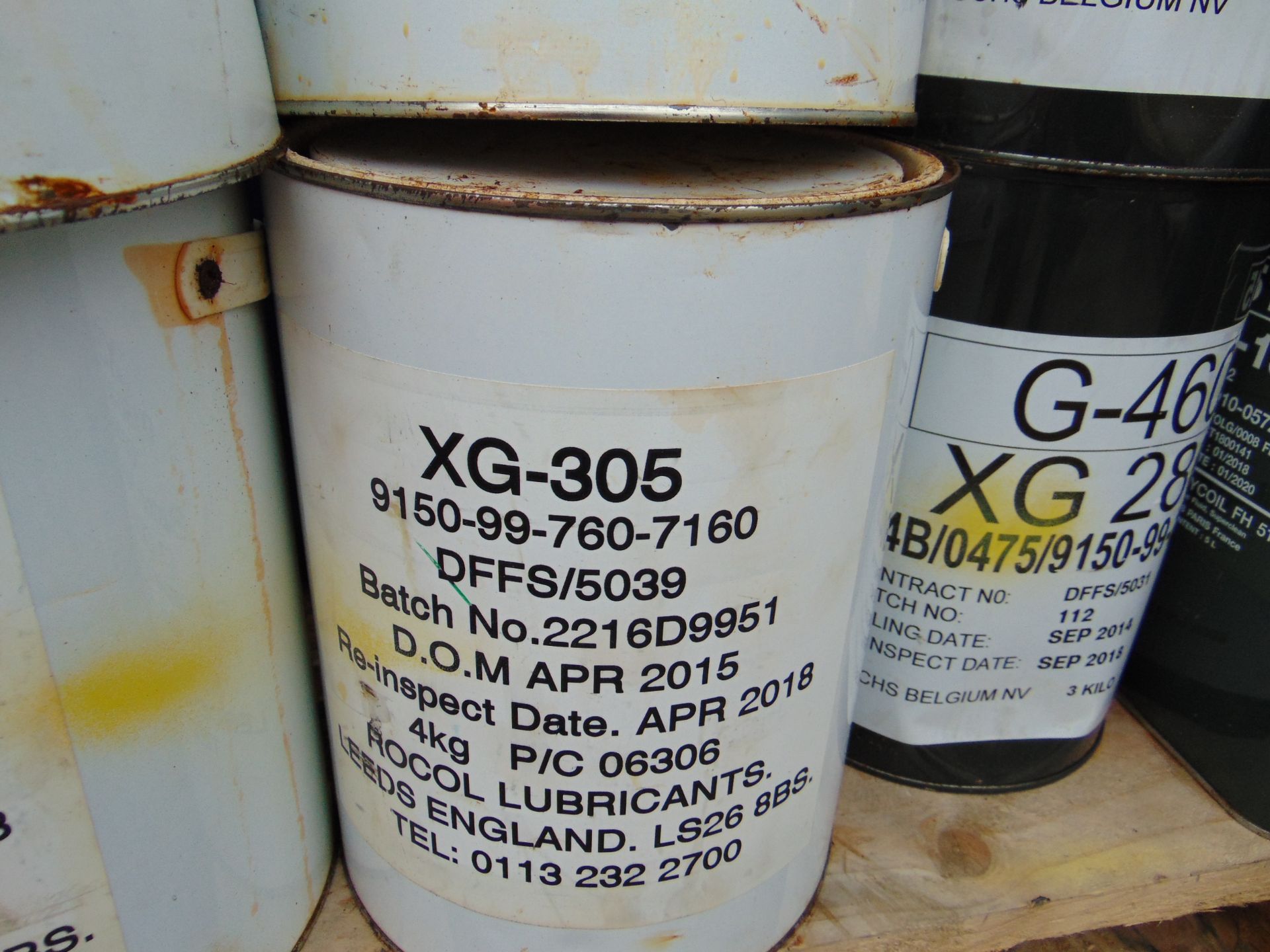 Approx 60 x Drums of Various Grease, Oils, Cleaners etc - Image 8 of 9