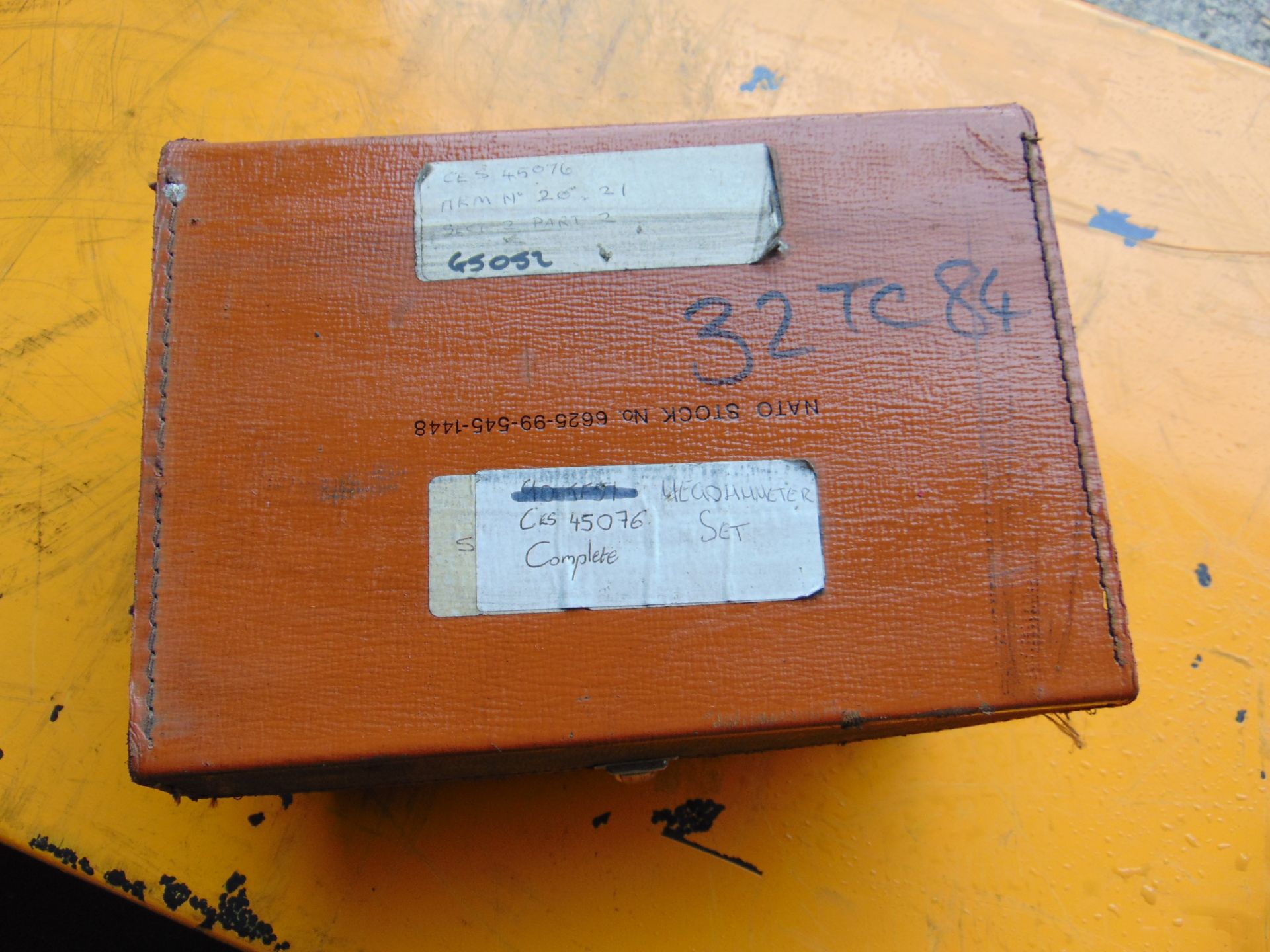 Megger Major MJ4/2 Hand Cranked Insulation Tester c/w Leather Case and Leads - Image 7 of 7