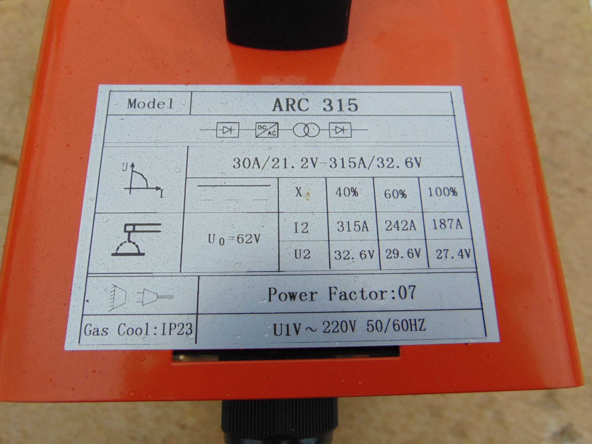 IGBT ARC-315 DC Inverter Arc Welder - Image 4 of 5