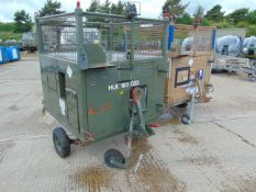 2 x Hunting Engineering Single Axle Trailers with folding Drawbar Etc. RAF