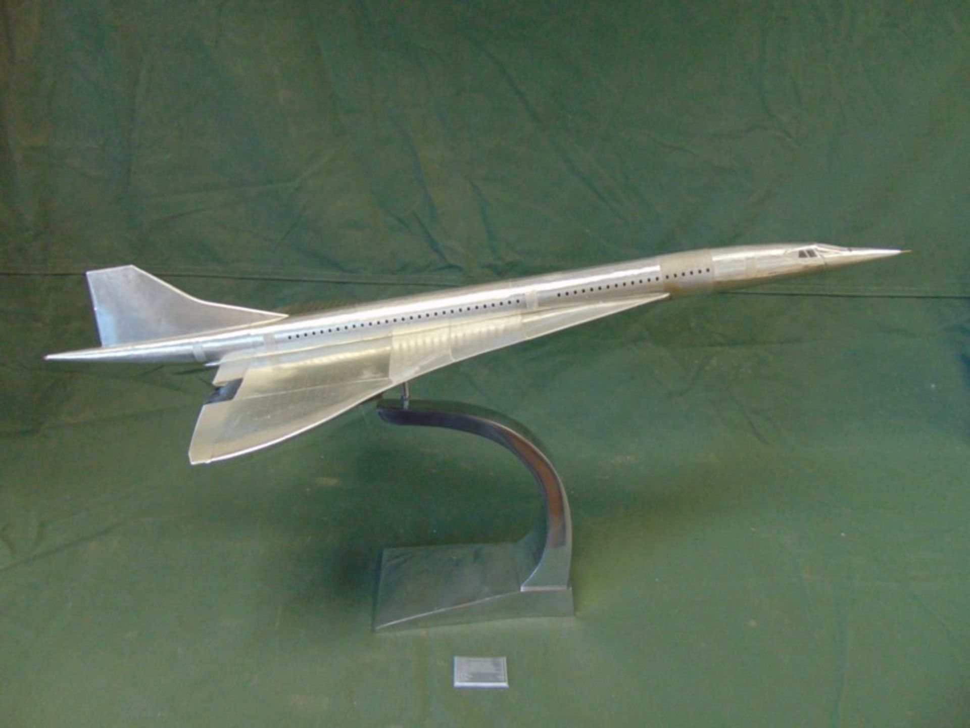 NEW JUST LANDED Large Aluminium Concorde Model - Image 2 of 14