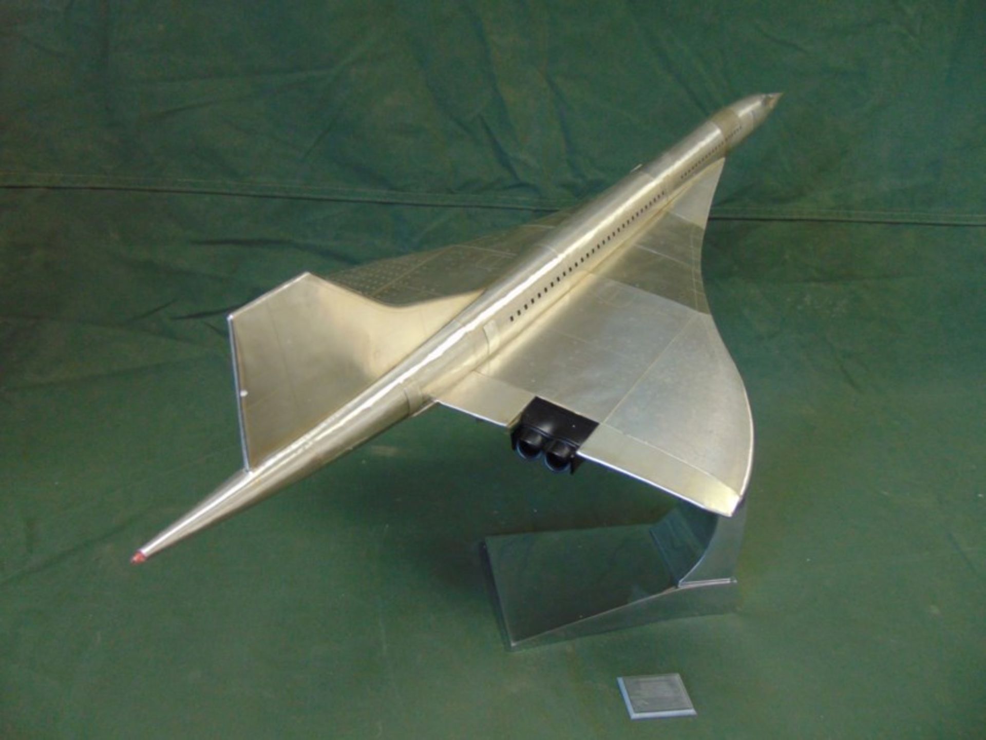 NEW JUST LANDED Large Aluminium Concorde Model - Image 3 of 14