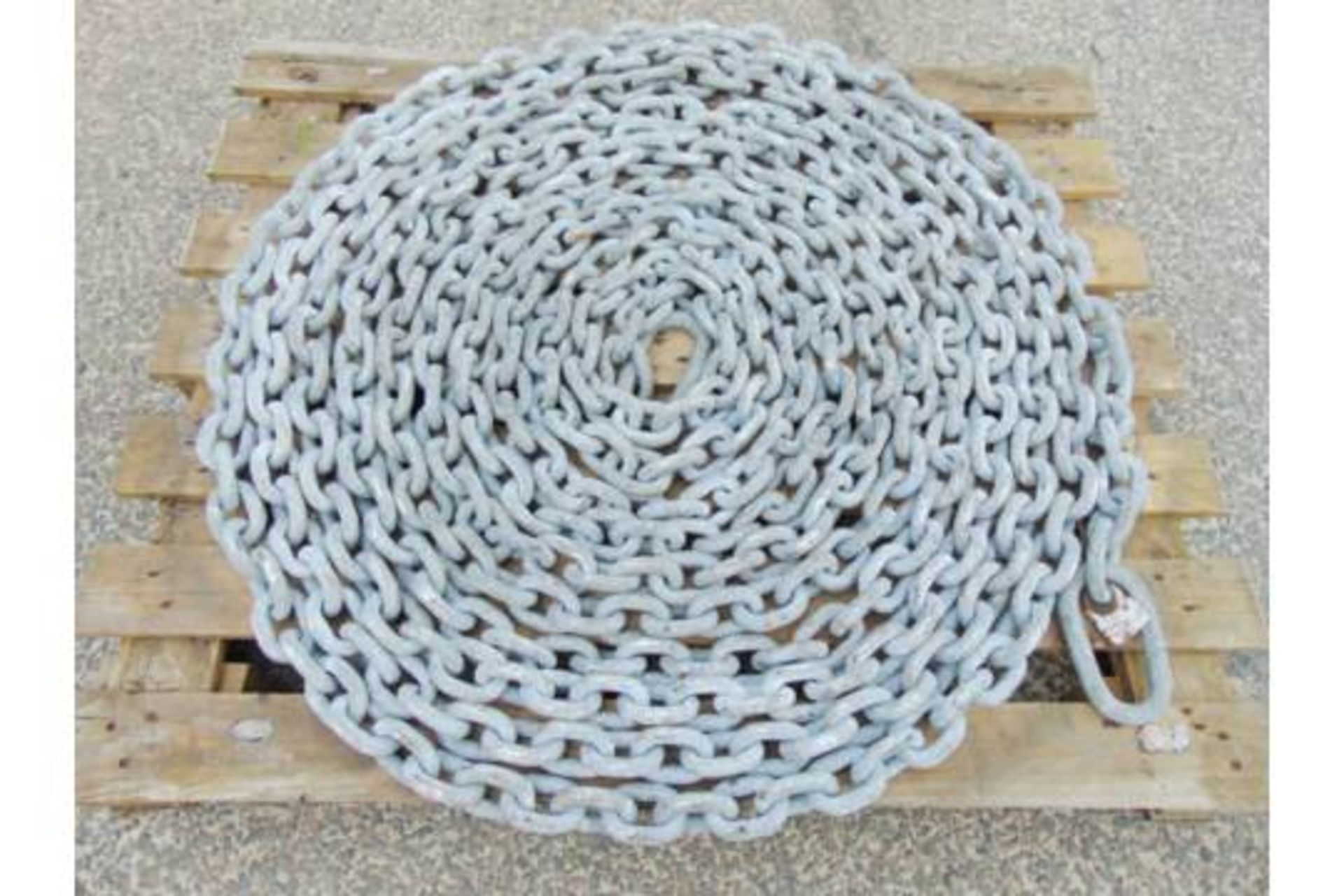 20m Galvanised Mooring Chain Assy - Image 2 of 7