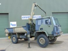 LHD Leyland DAF 4X4 Truck complete with Atlas Crane