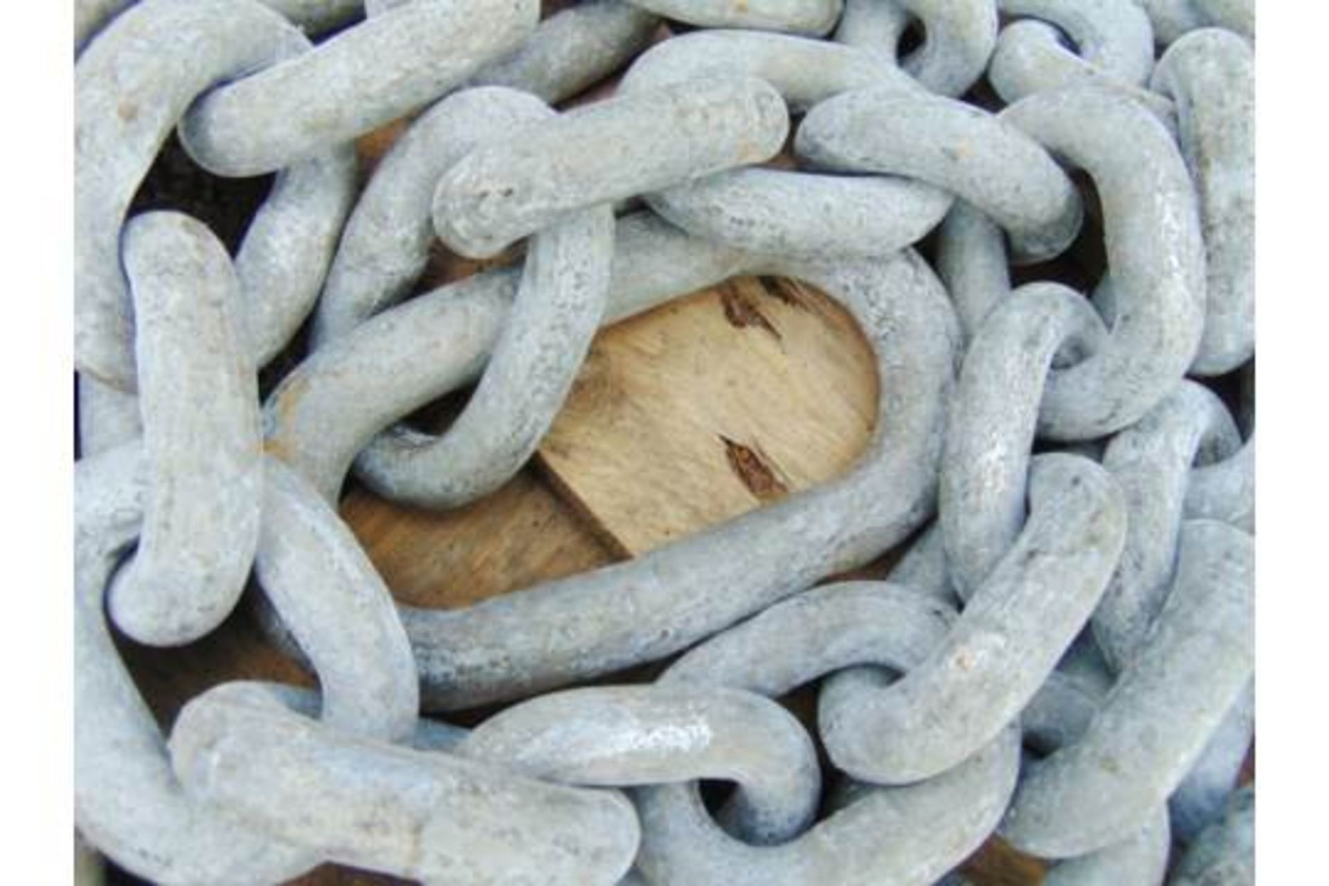 20m Galvanised Mooring Chain Assy. This would be ideal for light ships etc - Image 3 of 7