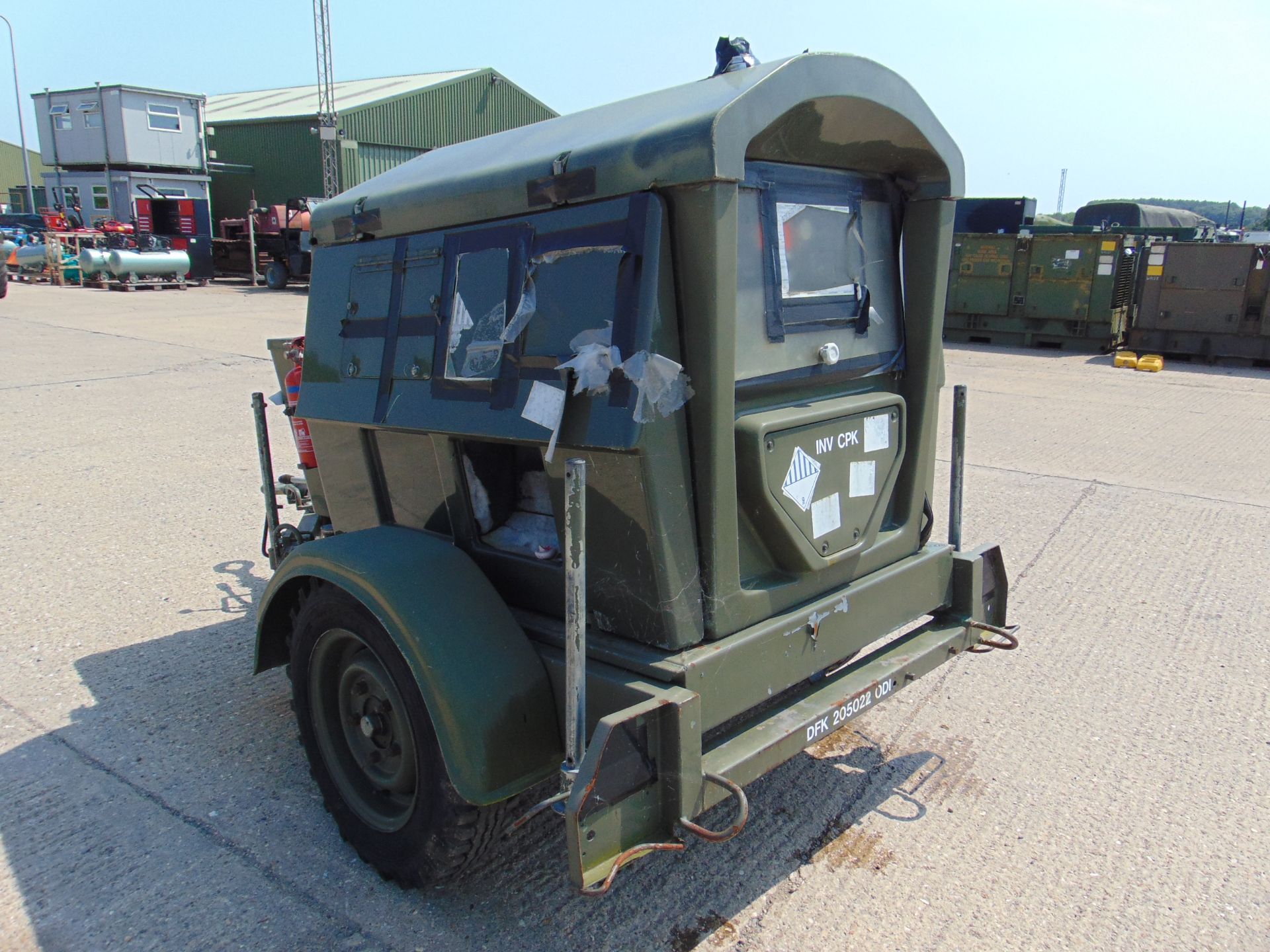 Ex Uk Royal Air Force Trailer Mounted 25 KVA Generator - Image 5 of 14