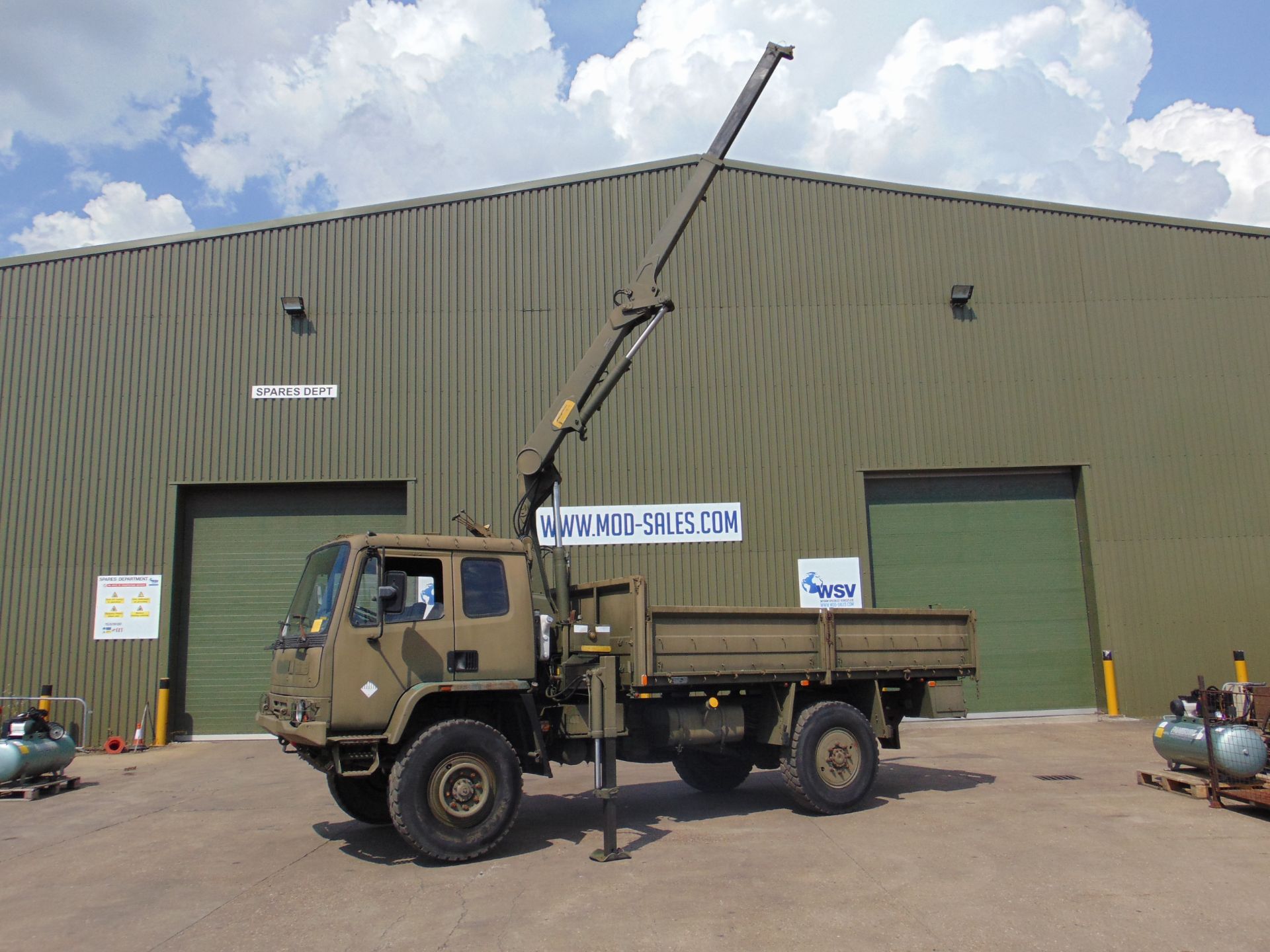 LHD Leyland DAF 4X4 Truck complete with Atlas Crane - Image 3 of 26