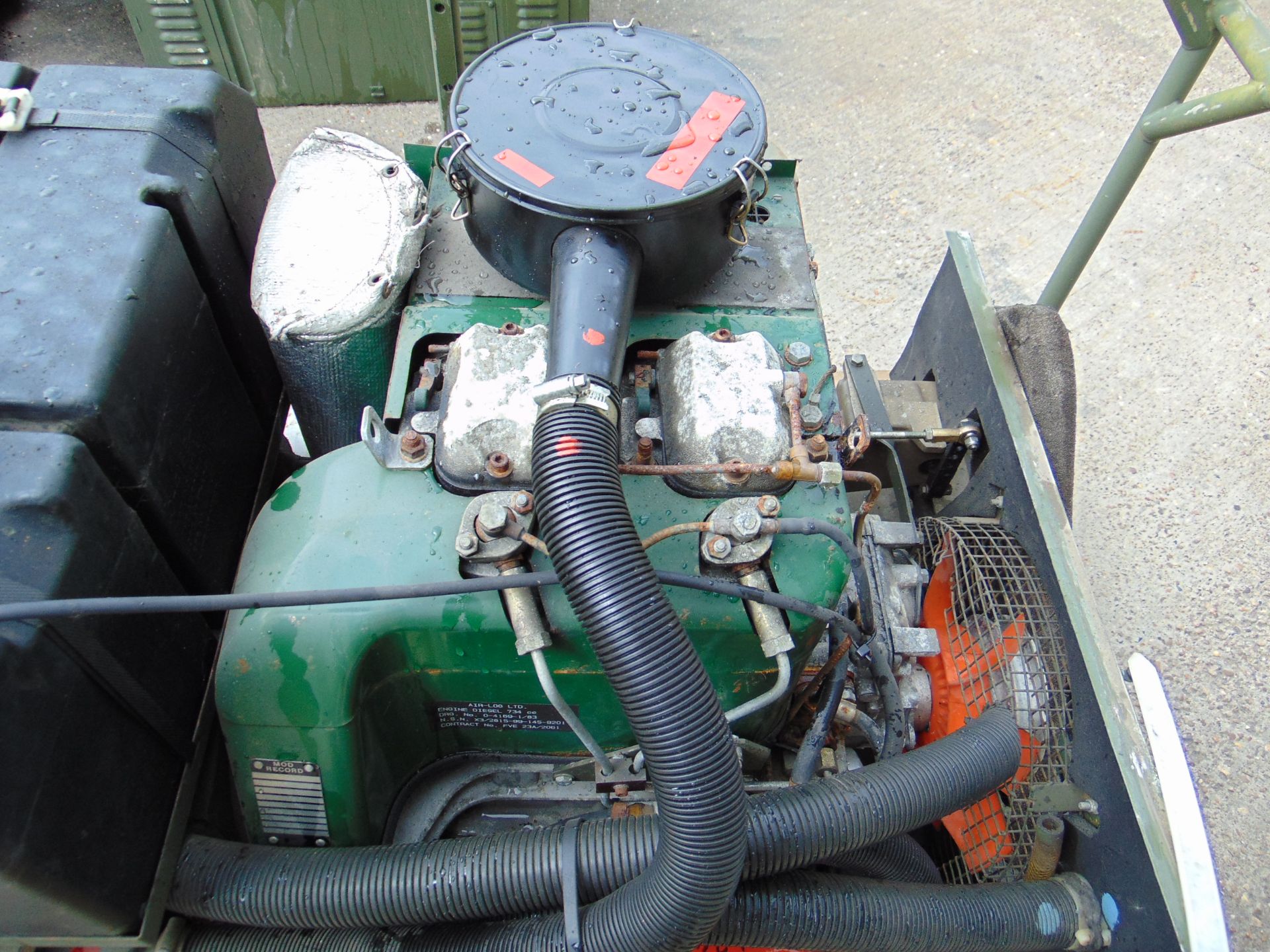 Lister Petter Air Log 4169 A 5.6 KVA Diesel Generator ONLY 3 HOURS! - Image 12 of 18