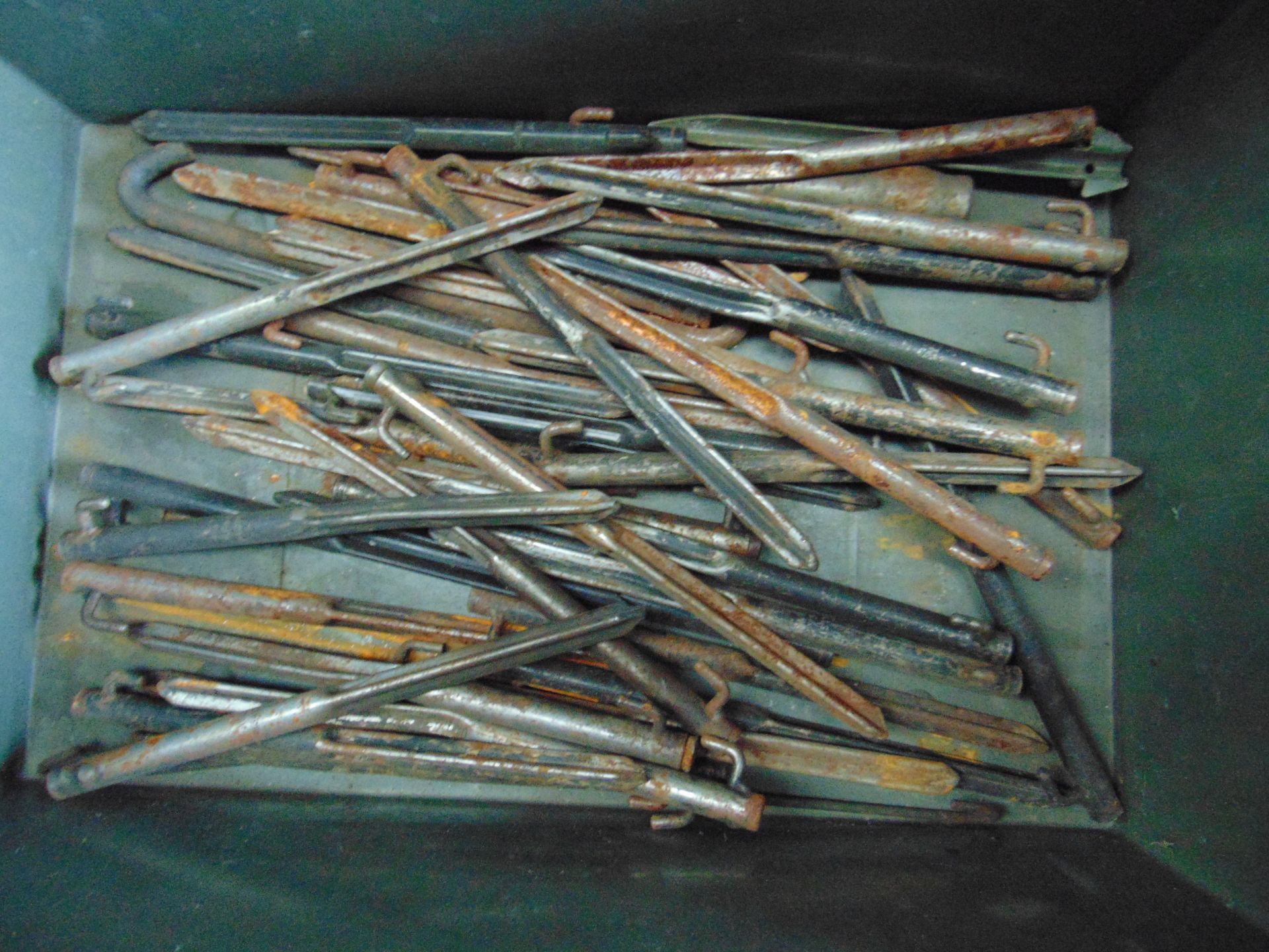 Mixed Stillage including Tent Pegs, Earthing Spikes etc - Image 2 of 4