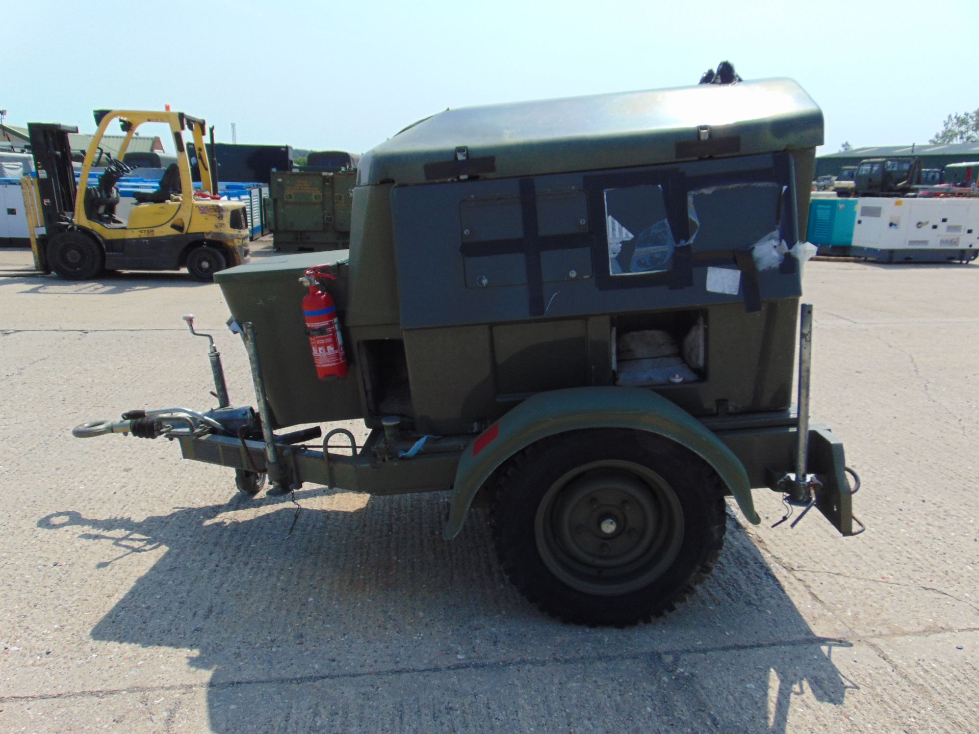 Ex Uk Royal Air Force Trailer Mounted 25 KVA Generator - Image 4 of 14