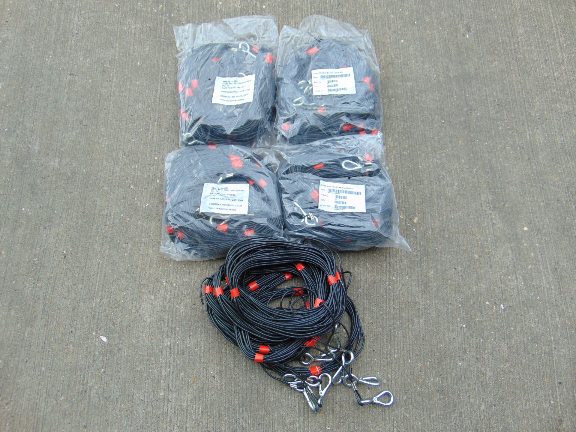 50 x Unissued 8m Shelter Liner Cords