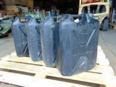 4 x Standard Nato 5 gall Water Jerry Cans