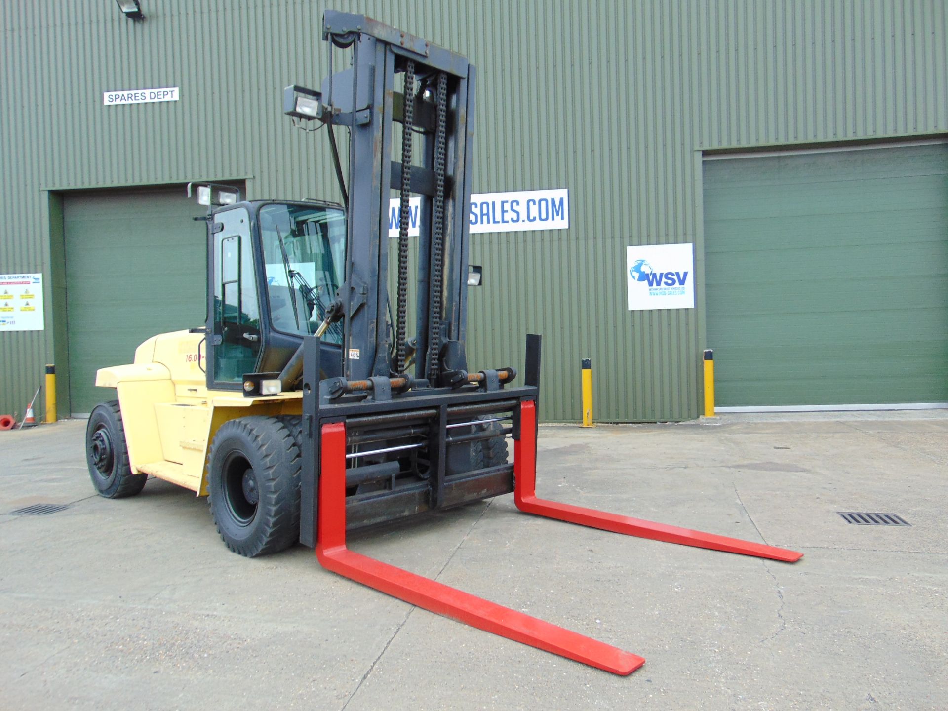 Ex Reserve Hyster H16.00 XM High capacity 16 Tonne Forklift ONLY 1,784 Hours! - Image 2 of 33