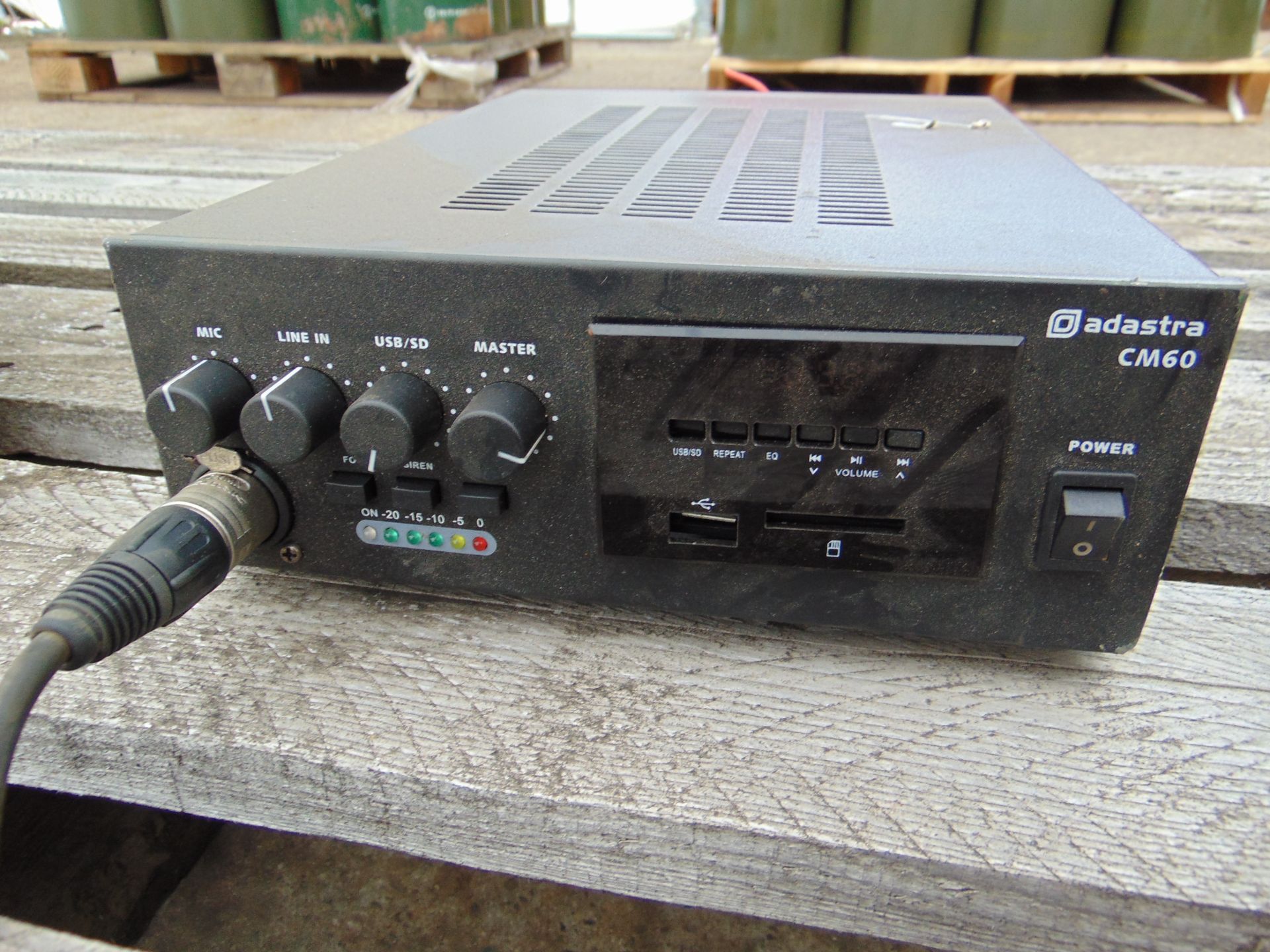 Adastra CM60 Mixer Amplifier PA System C/W Microphone and Speakers - Image 2 of 4