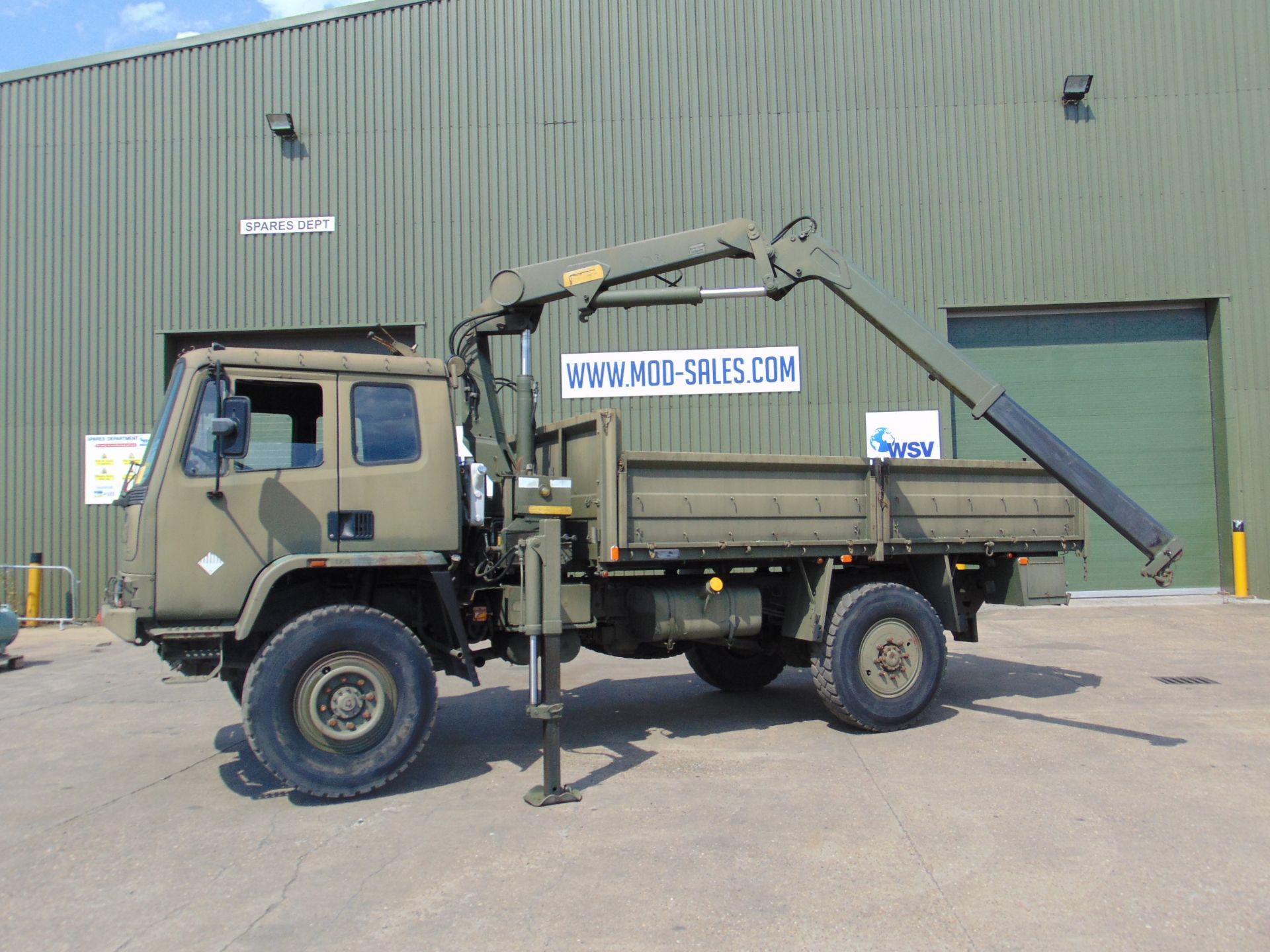 LHD Leyland DAF 4X4 Truck complete with Atlas Crane - Image 2 of 26