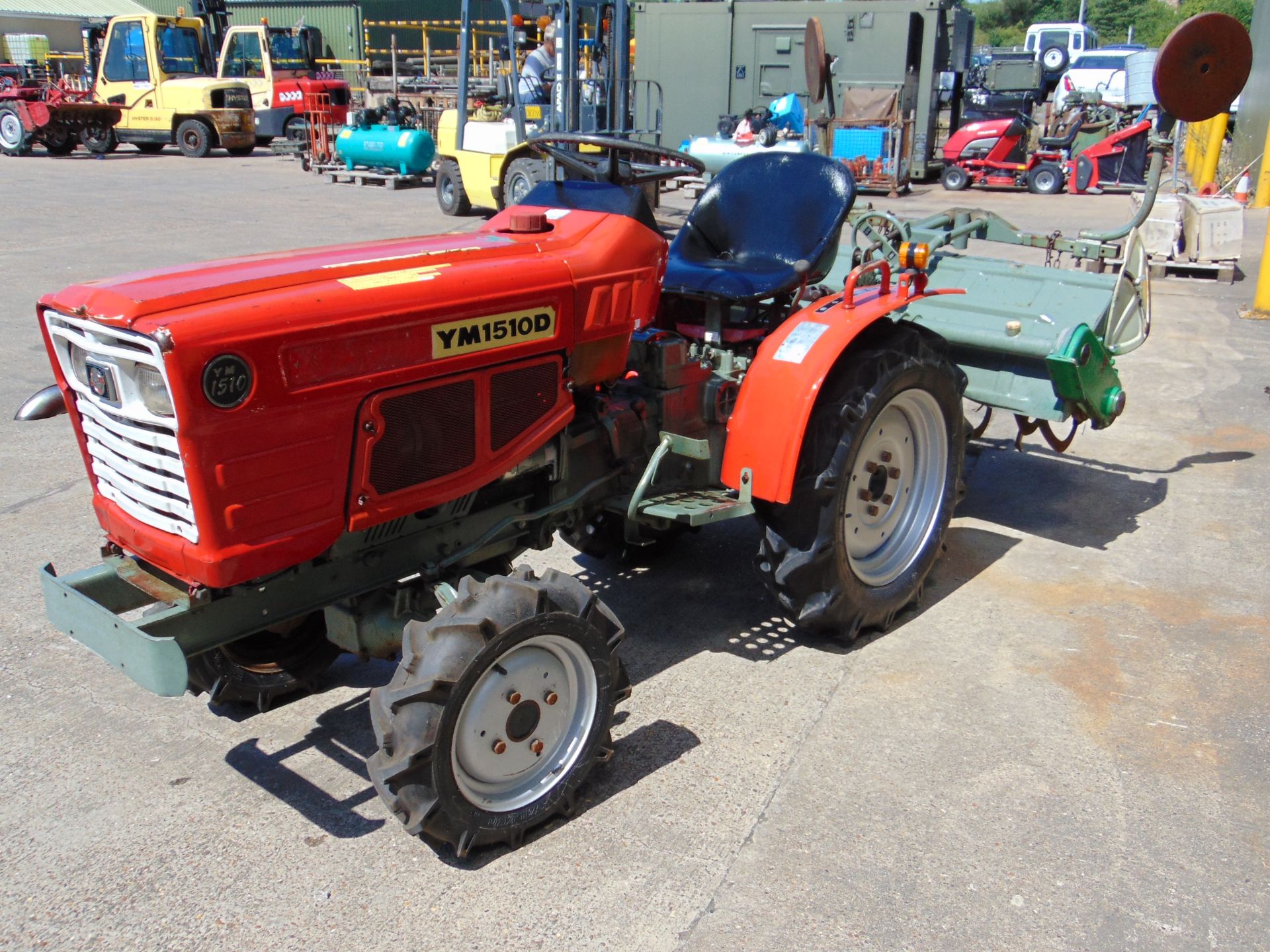 Yanmar YM1510D 4WD Compact Tractor c/w Rotovator - Image 3 of 22